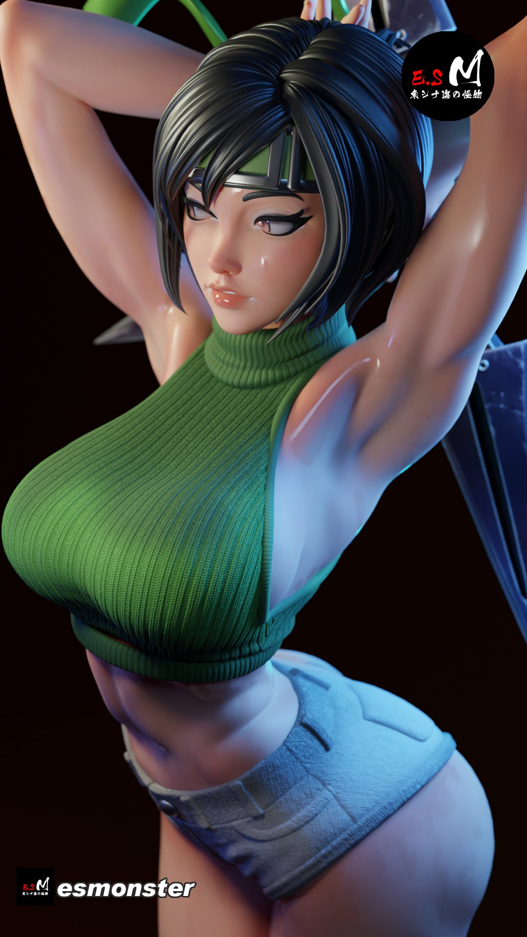 Yuffie Resin Art (East Sea Monster Version)