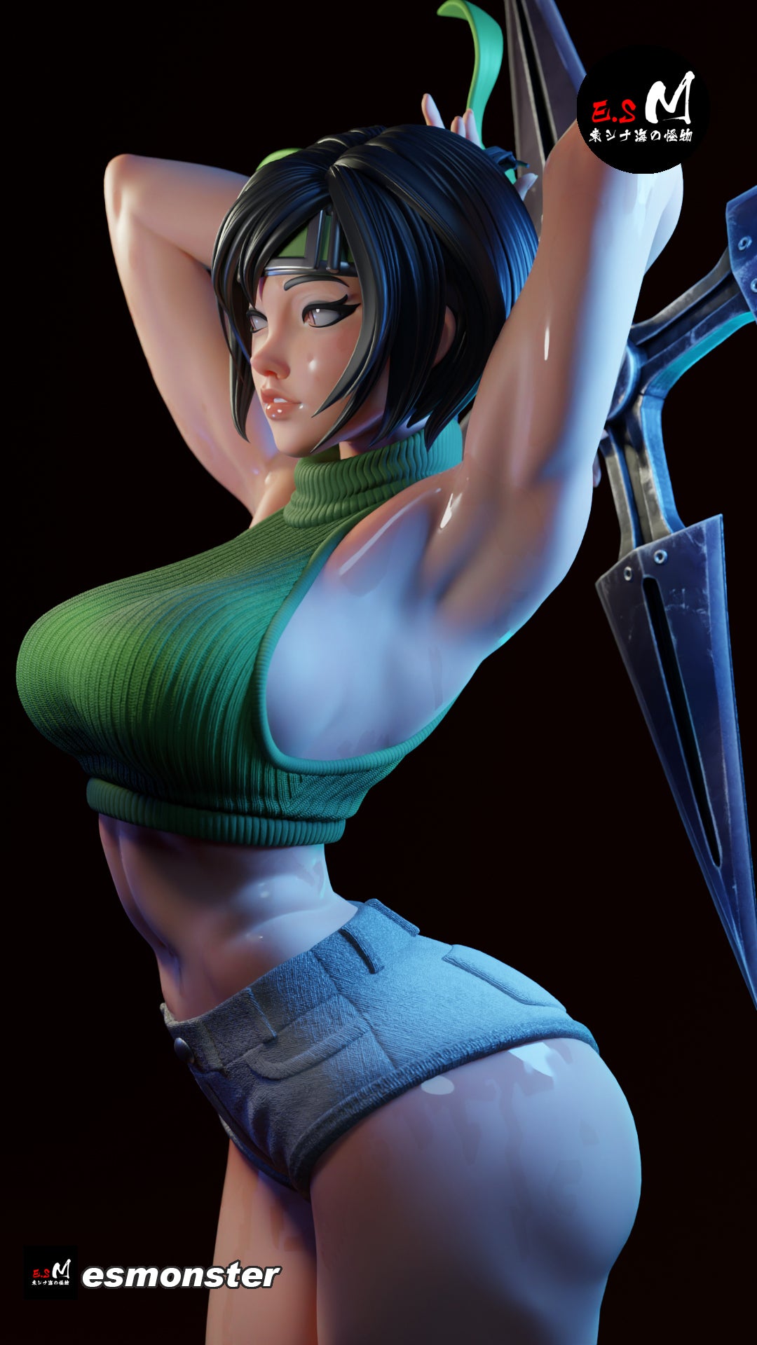 Yuffie Resin Art (East Sea Monster Version)