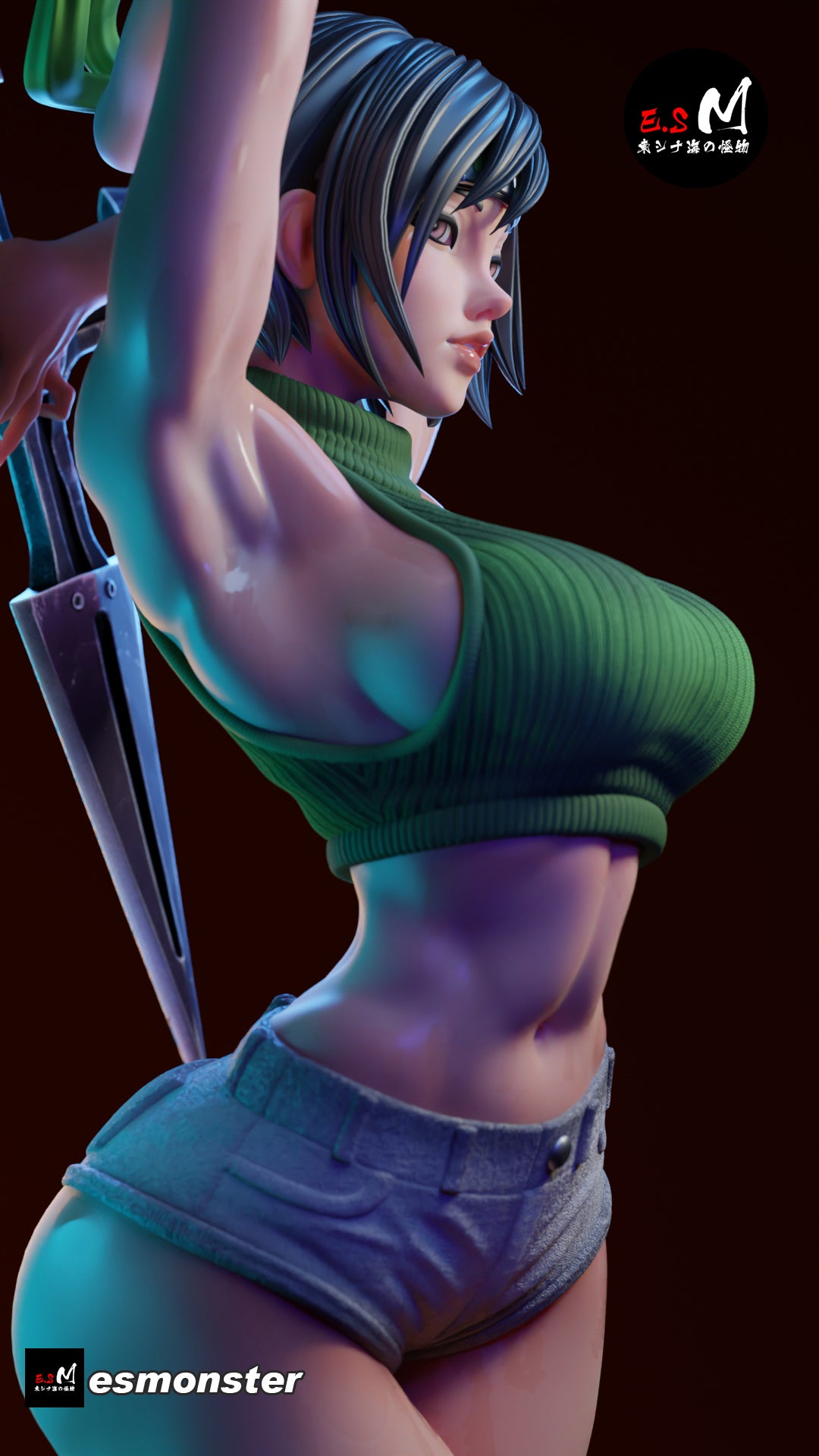 Yuffie Resin Art (East Sea Monster Version)