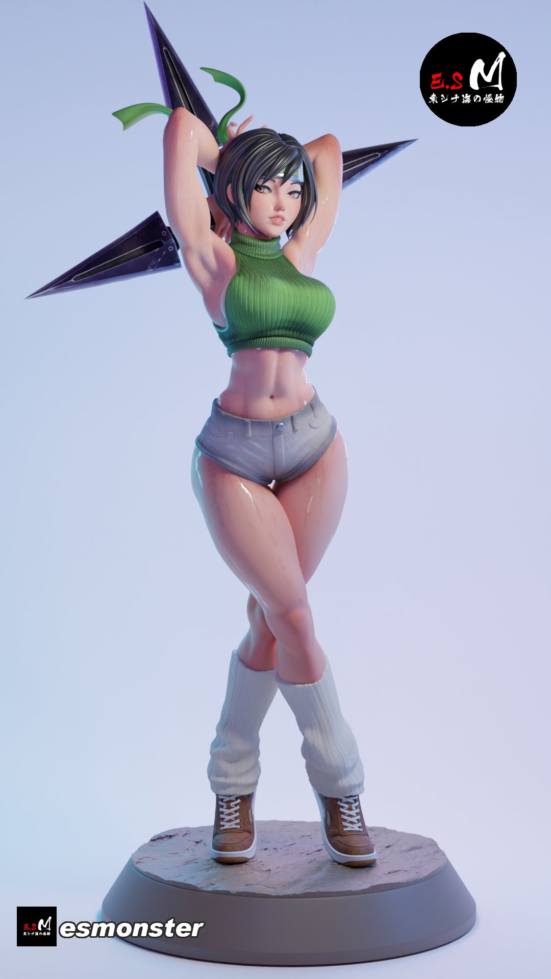 Yuffie Resin Art (East Sea Monster Version)