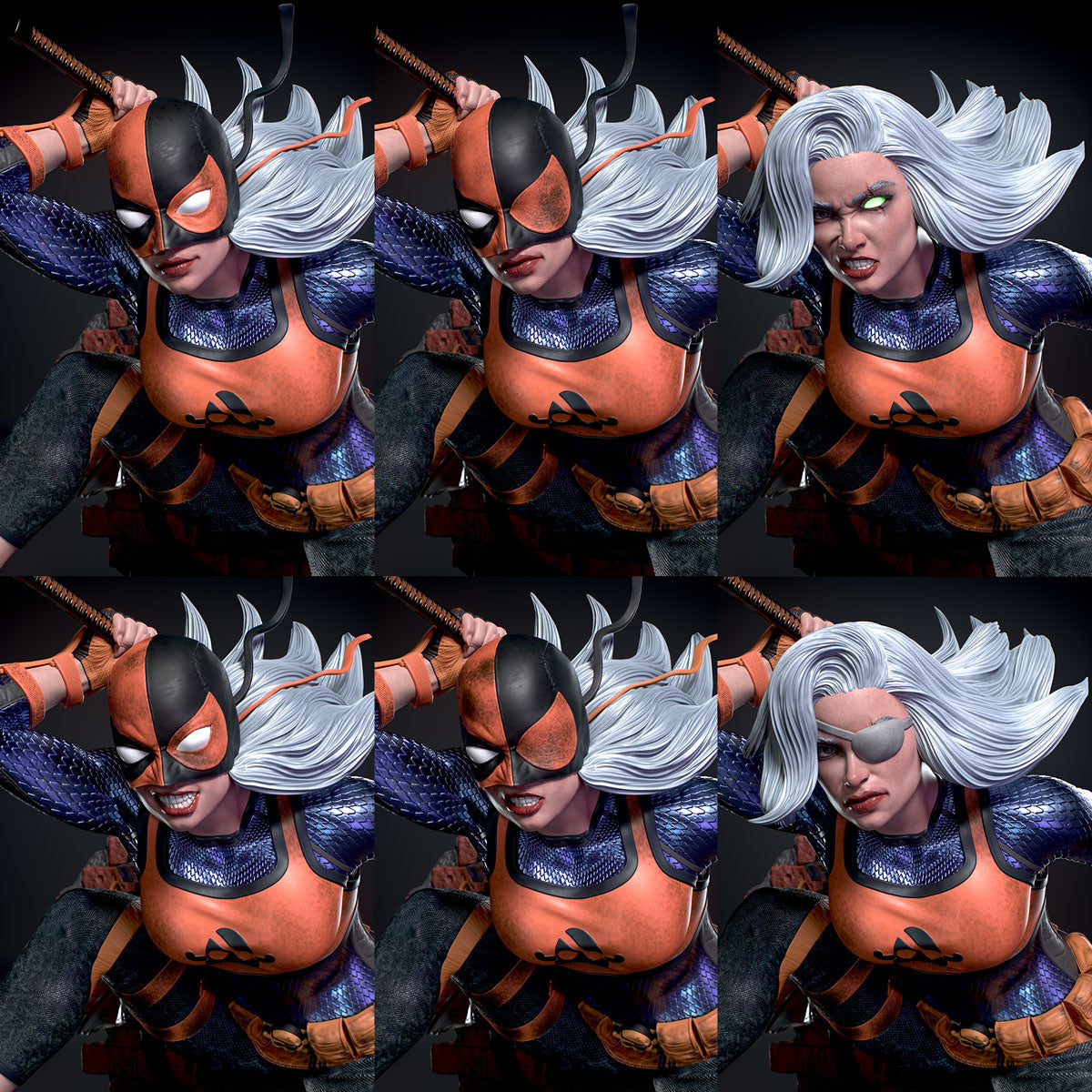 Rose Wilson Ravager Resin Fan Art Pro Painted - MTO