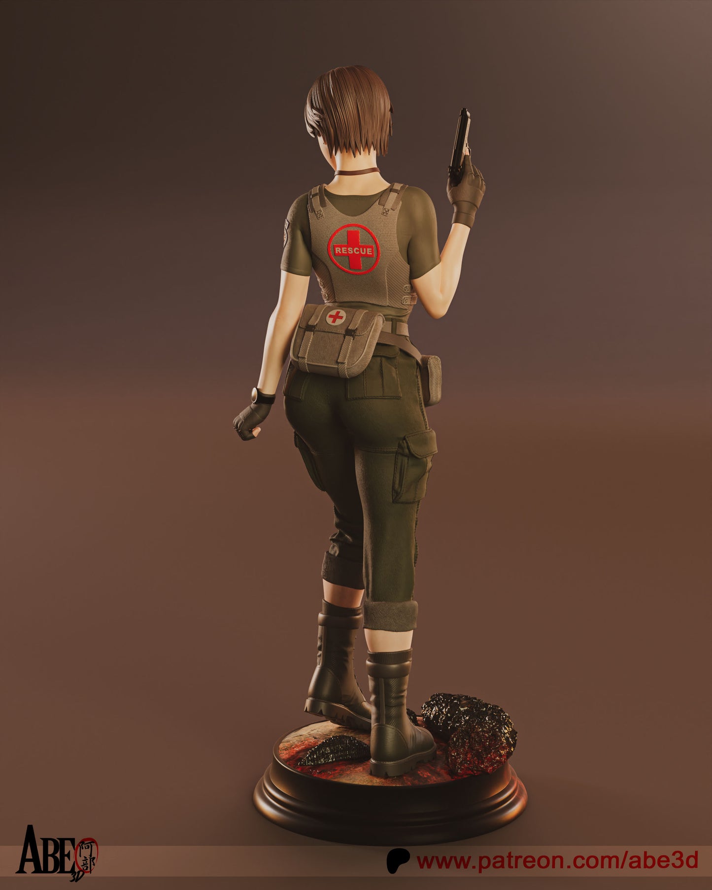 Rebecca Chambers Resin Fan Art - MTO (Design by Abe3D)