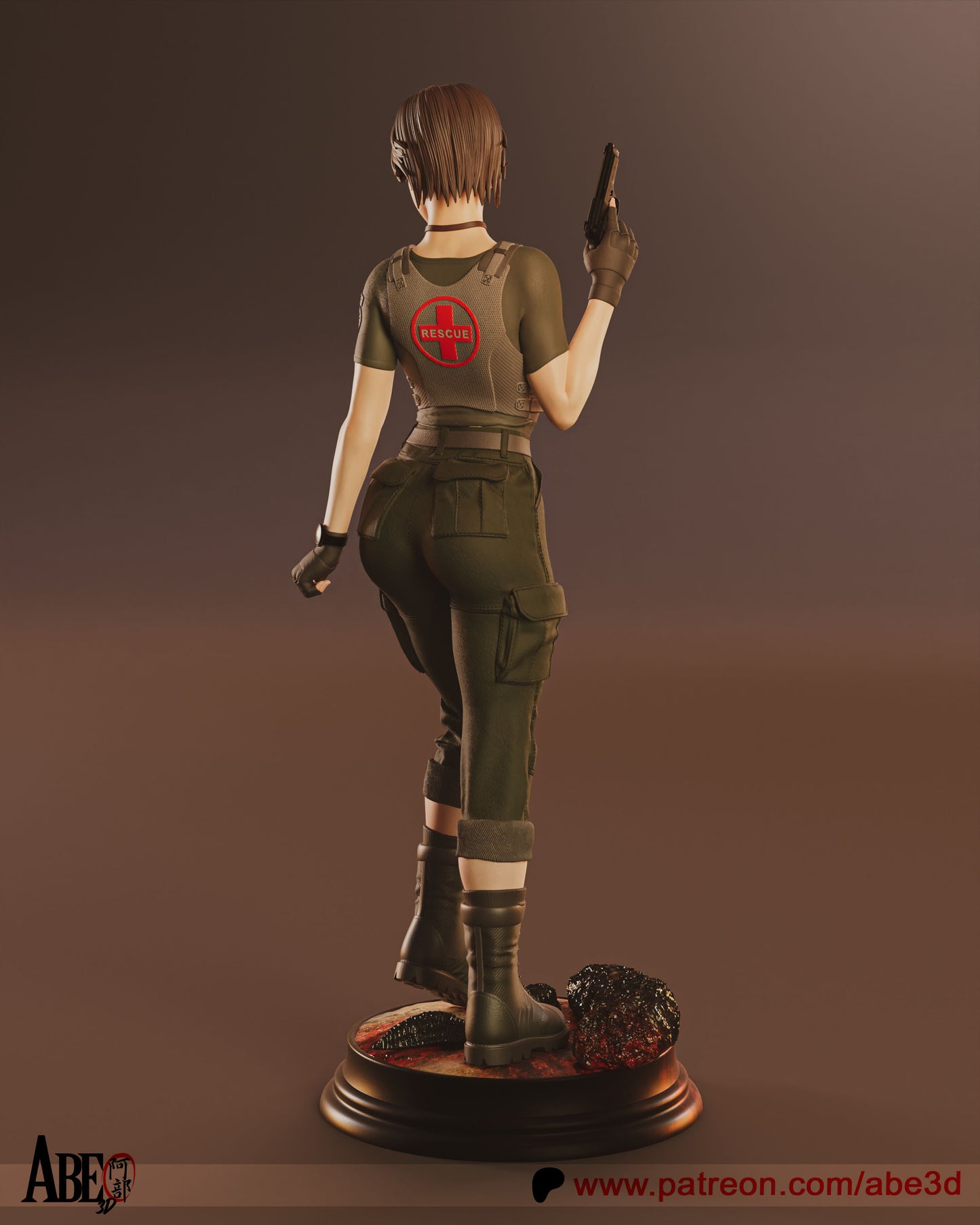 Rebecca Chambers Resin Fan Art - MTO (Design by Abe3D)