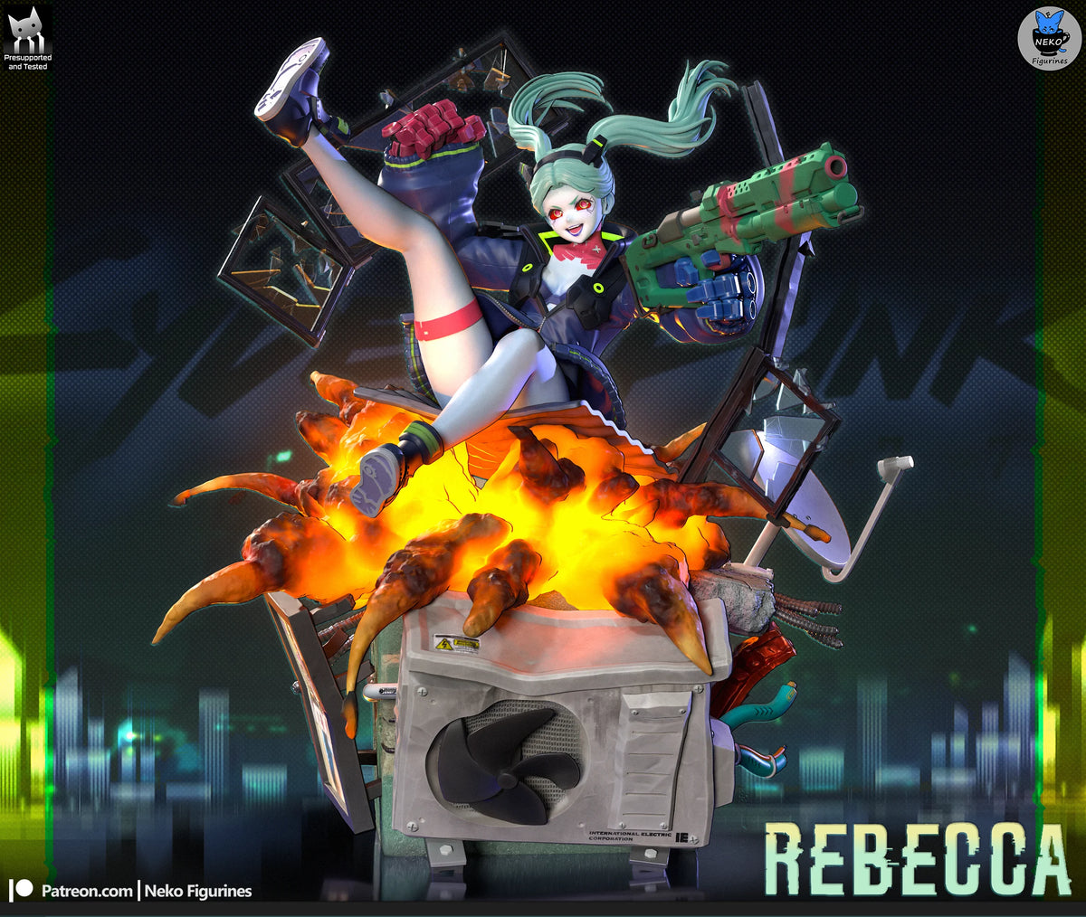 Rebecca Smasher Resin Art (Neko Version)