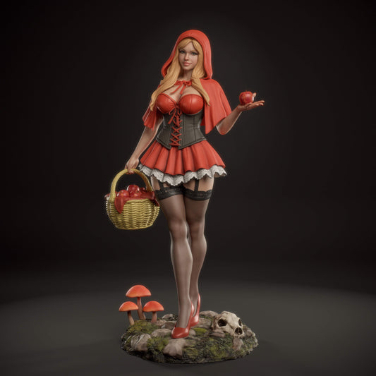 Red Riding Hood Resin Art (Design by Abe3D)