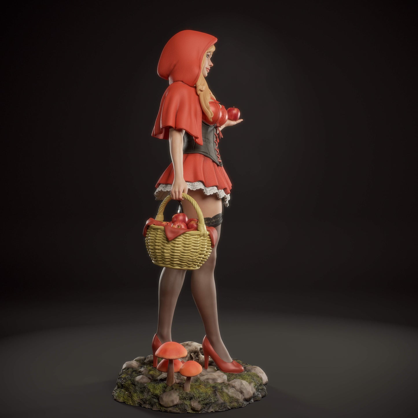 Red Riding Hood Resin Art (Design by Abe3D)