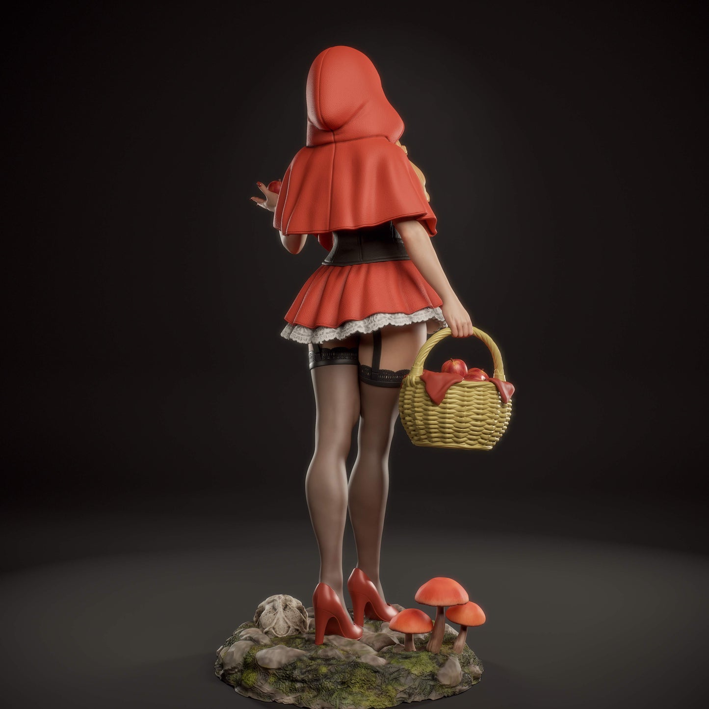 Red Riding Hood Resin Art (Design by Abe3D)