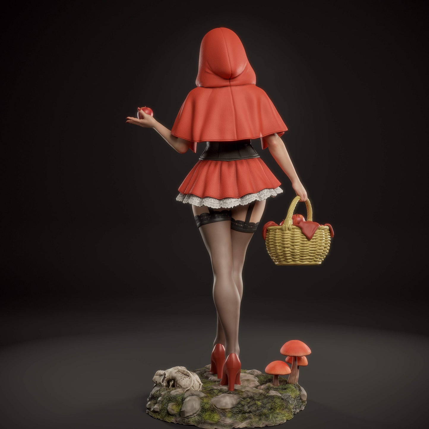 Red Riding Hood Resin Art (Design by Abe3D)
