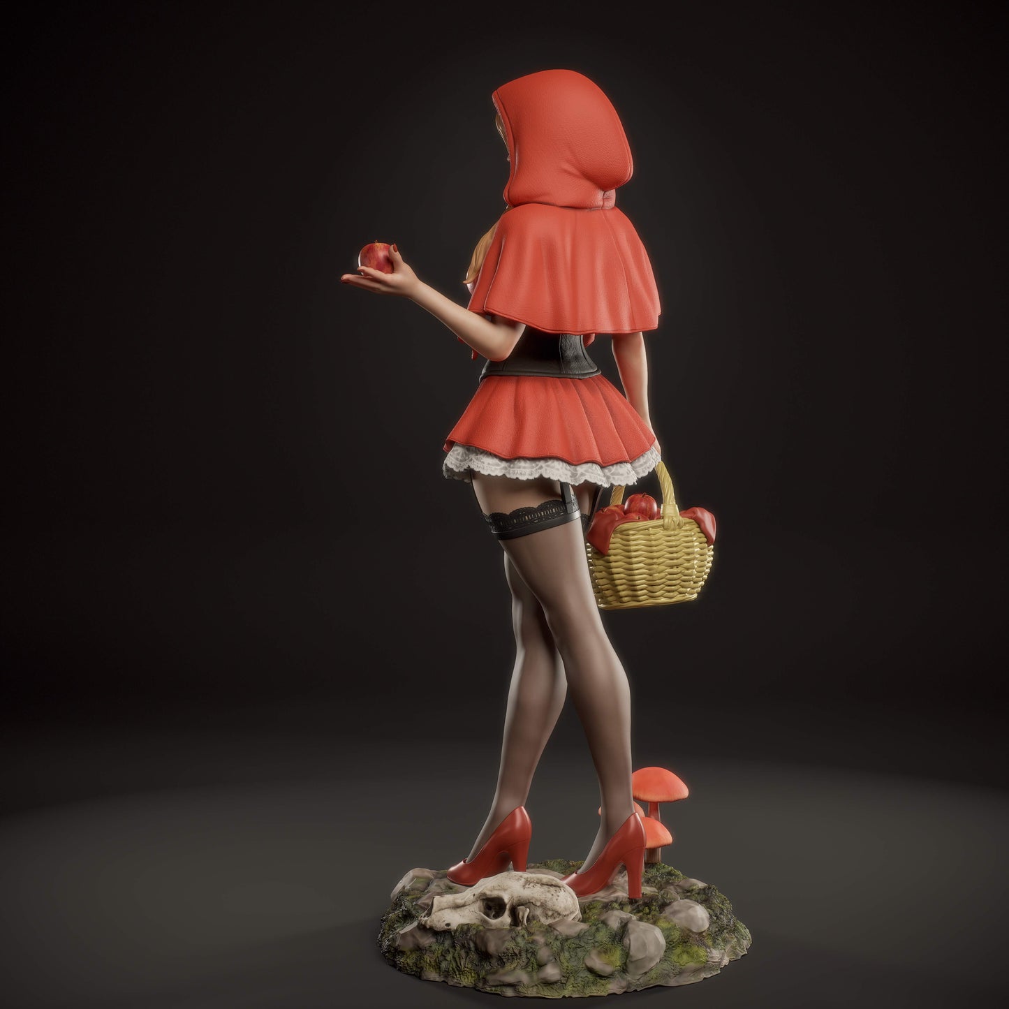 Red Riding Hood Resin Art (Design by Abe3D)