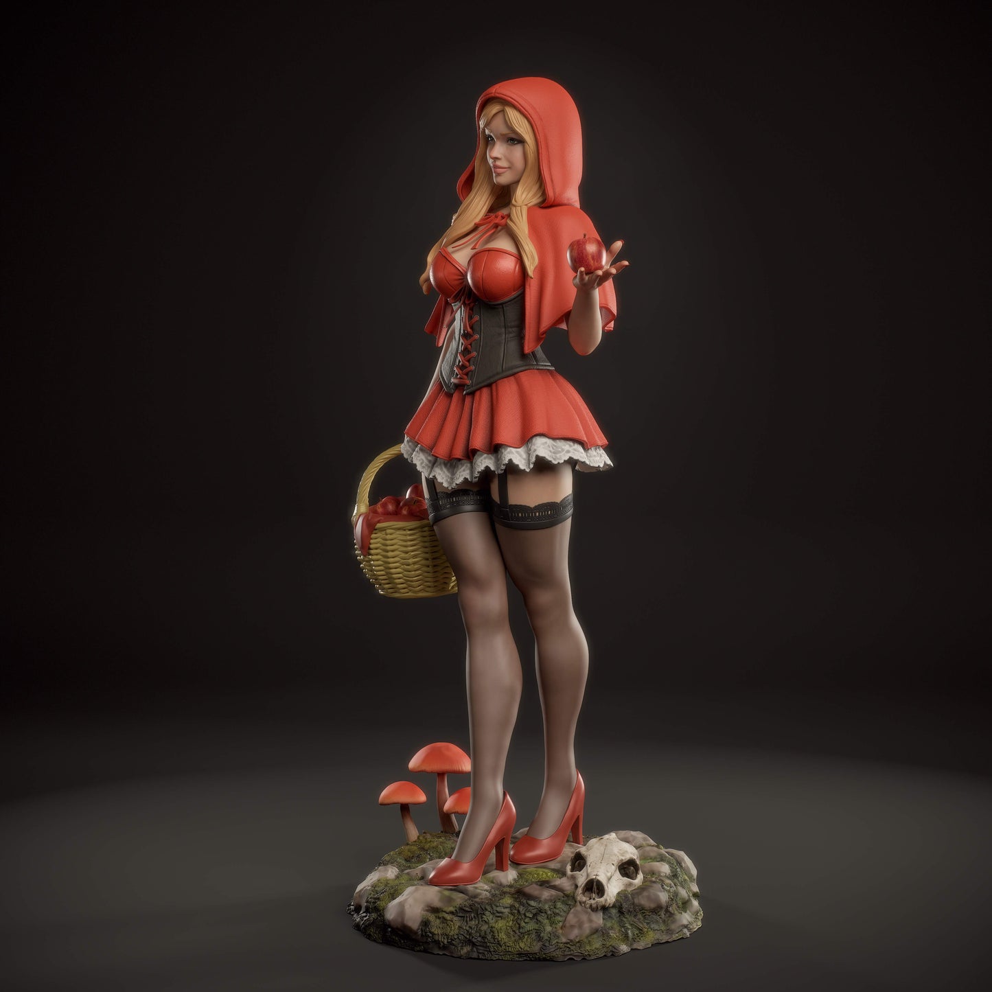 Red Riding Hood Resin Art (Design by Abe3D)
