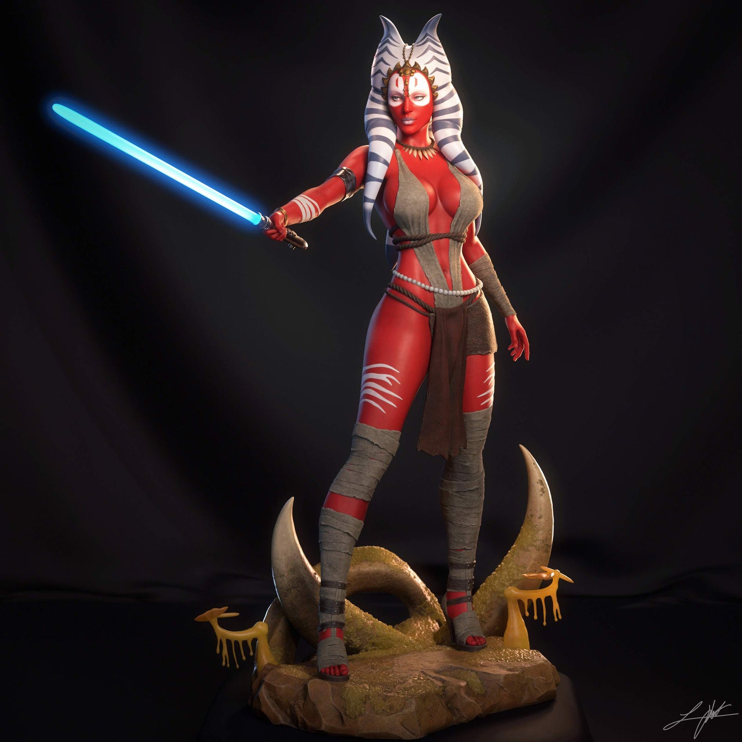 Shaak Ti Resin Fan Art MTO (Design by Abe3D)