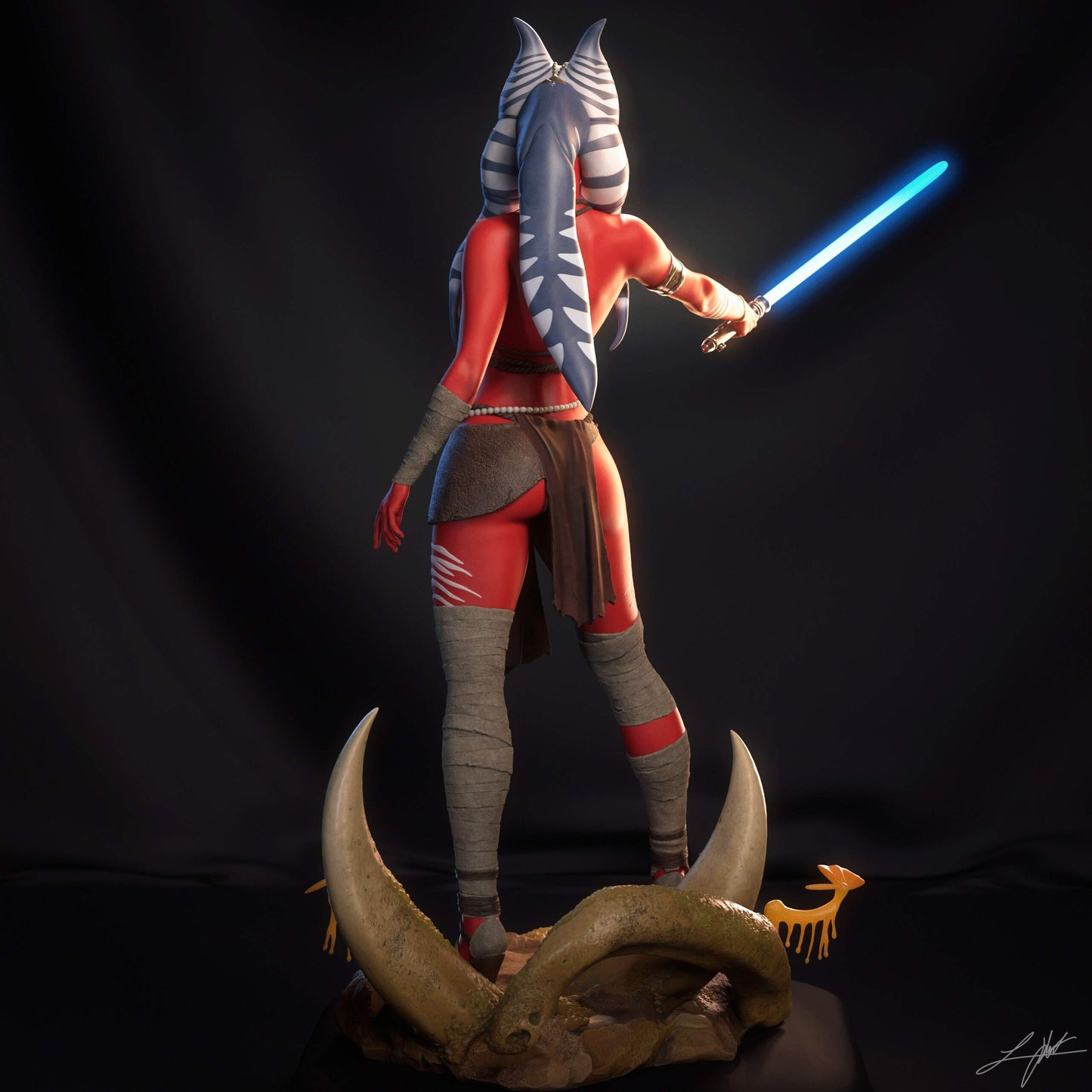 Shaak Ti Resin Fan Art MTO (Design by Abe3D)