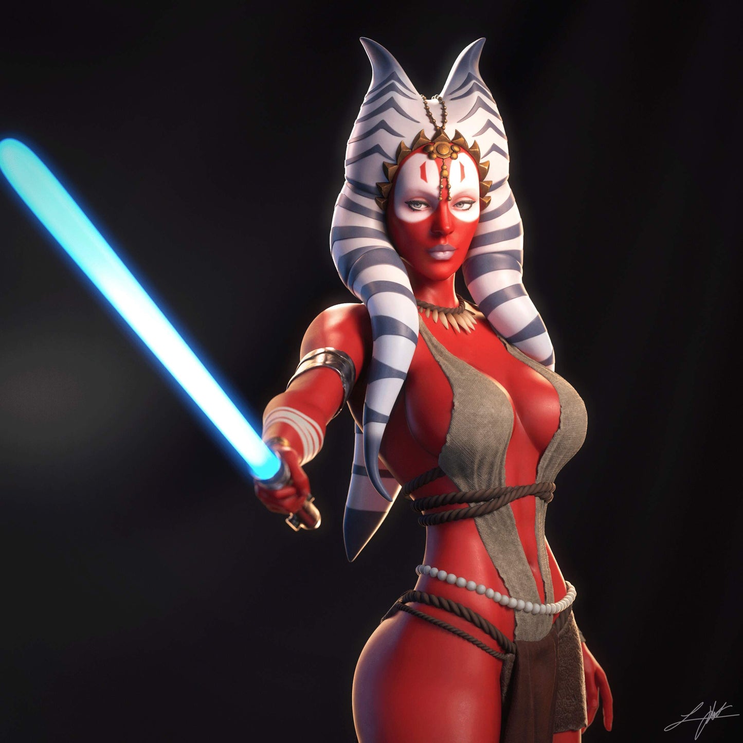 Shaak Ti Resin Fan Art MTO (Design by Abe3D)