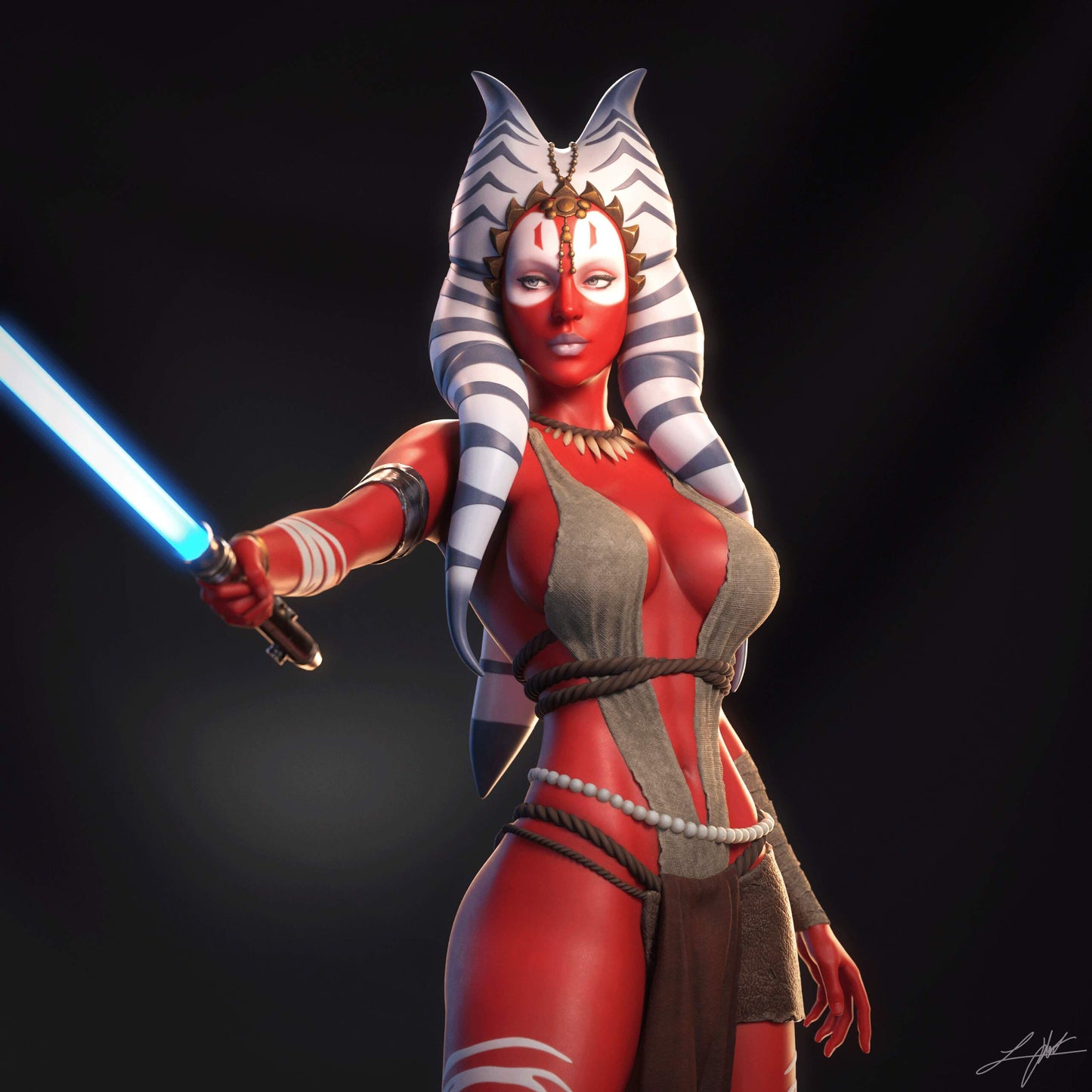 Shaak Ti Resin Fan Art MTO (Design by Abe3D)