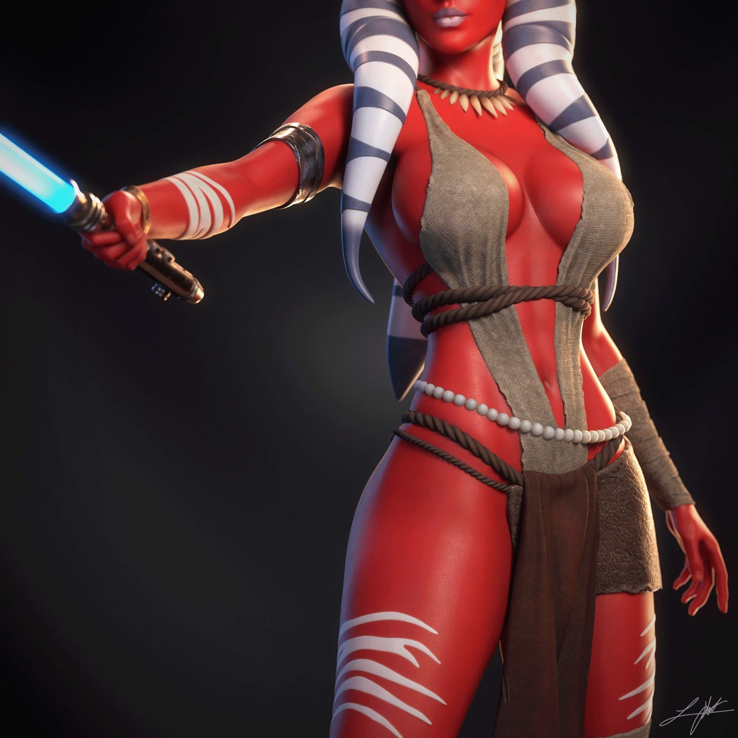 Shaak Ti Resin Fan Art MTO (Design by Abe3D)