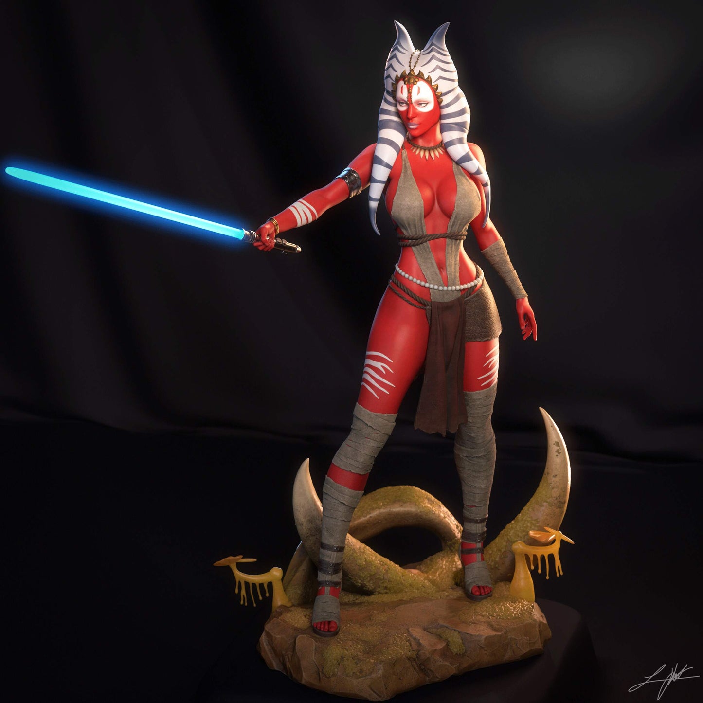 Shaak Ti Resin Fan Art MTO (Design by Abe3D)