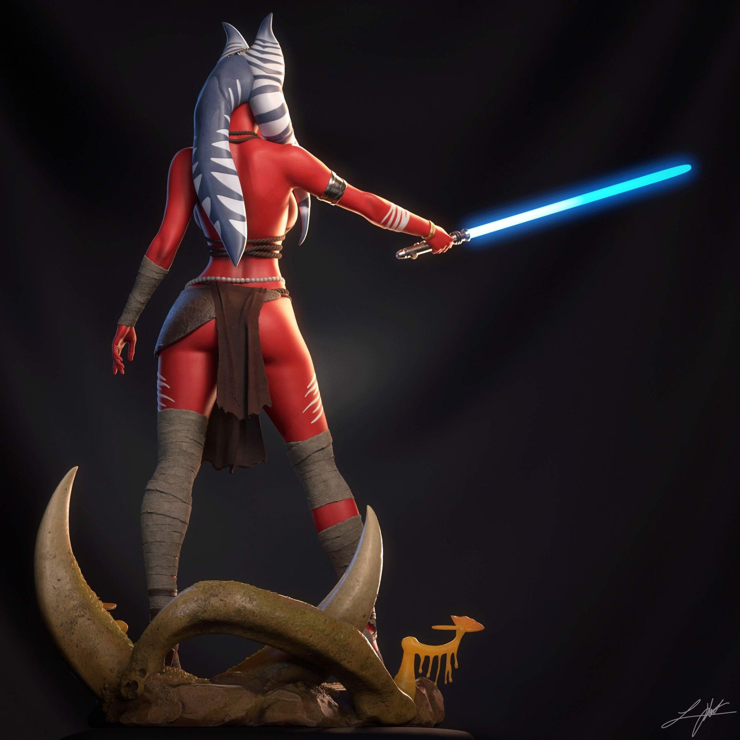 Shaak Ti Resin Fan Art MTO (Design by Abe3D)
