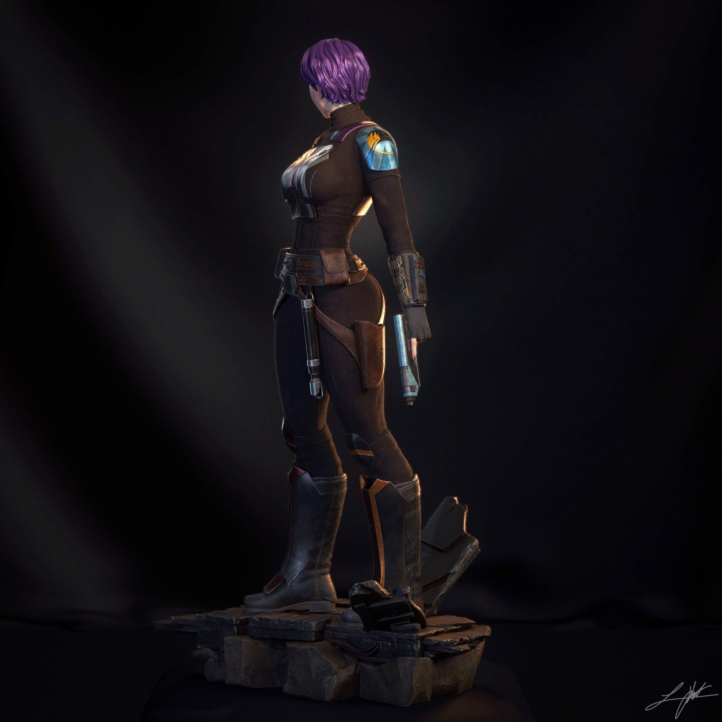 Sabine Wren Resin Fan Art (Design by Abe3D)