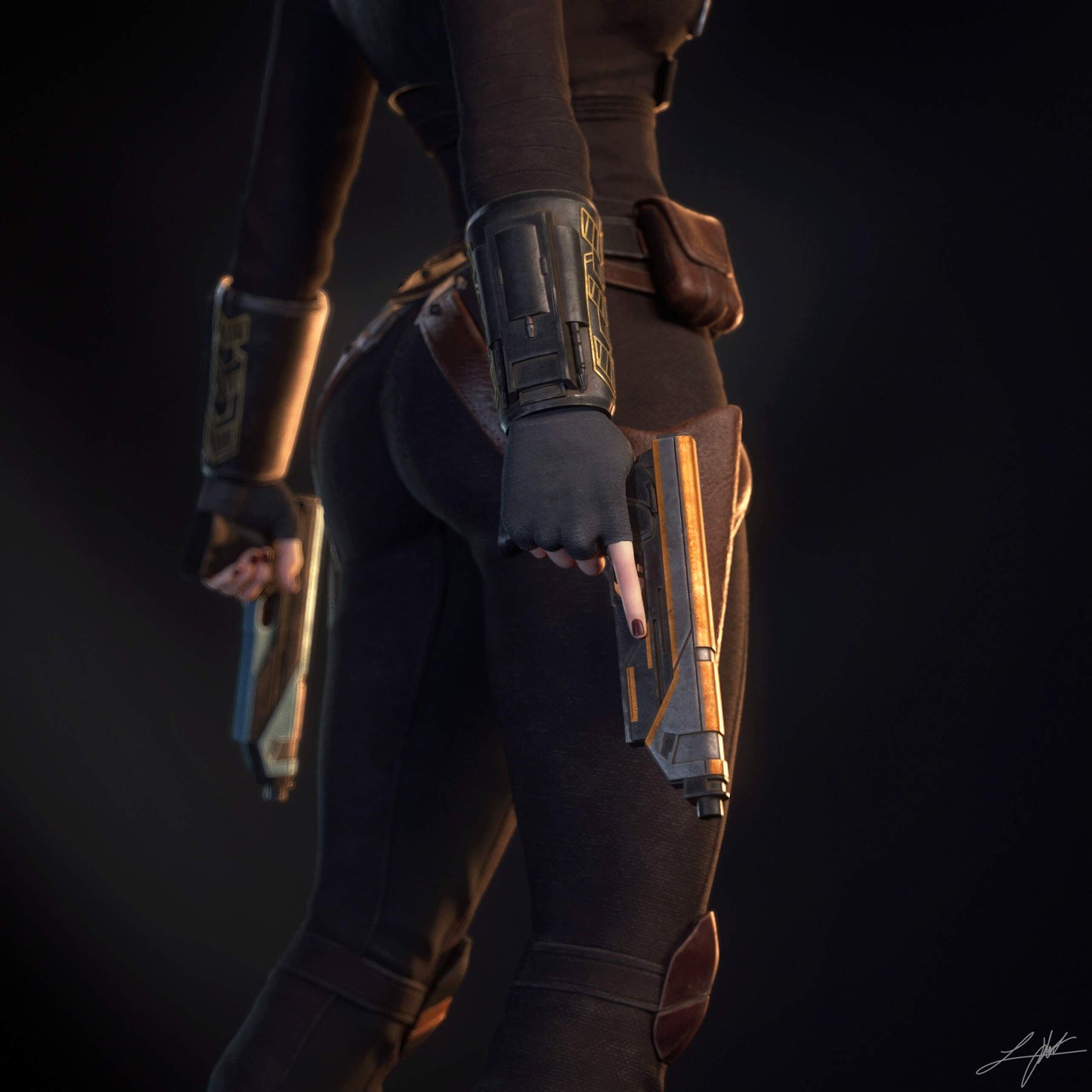 Sabine Wren Resin Fan Art (Design by Abe3D)