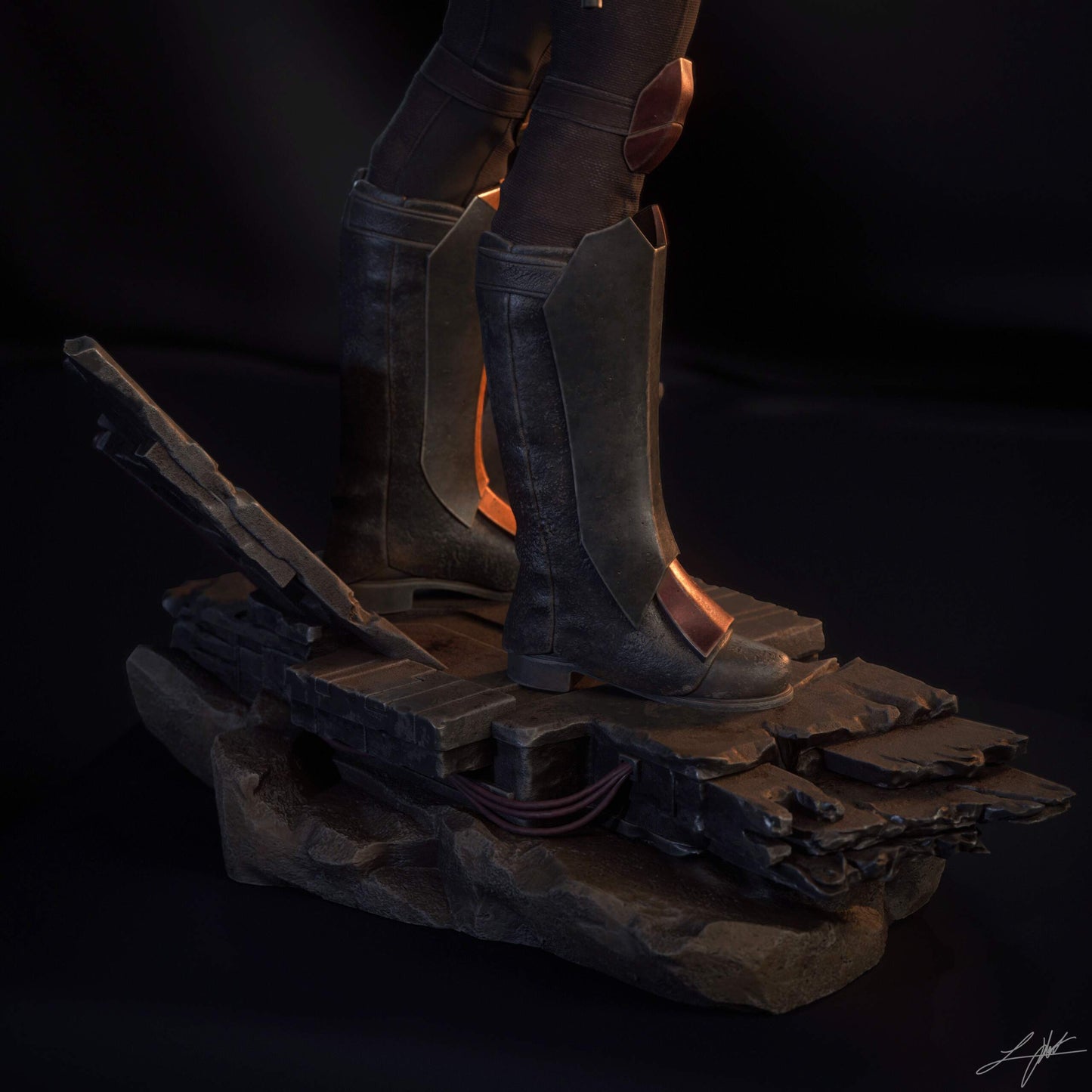 Sabine Wren Resin Fan Art (Design by Abe3D)