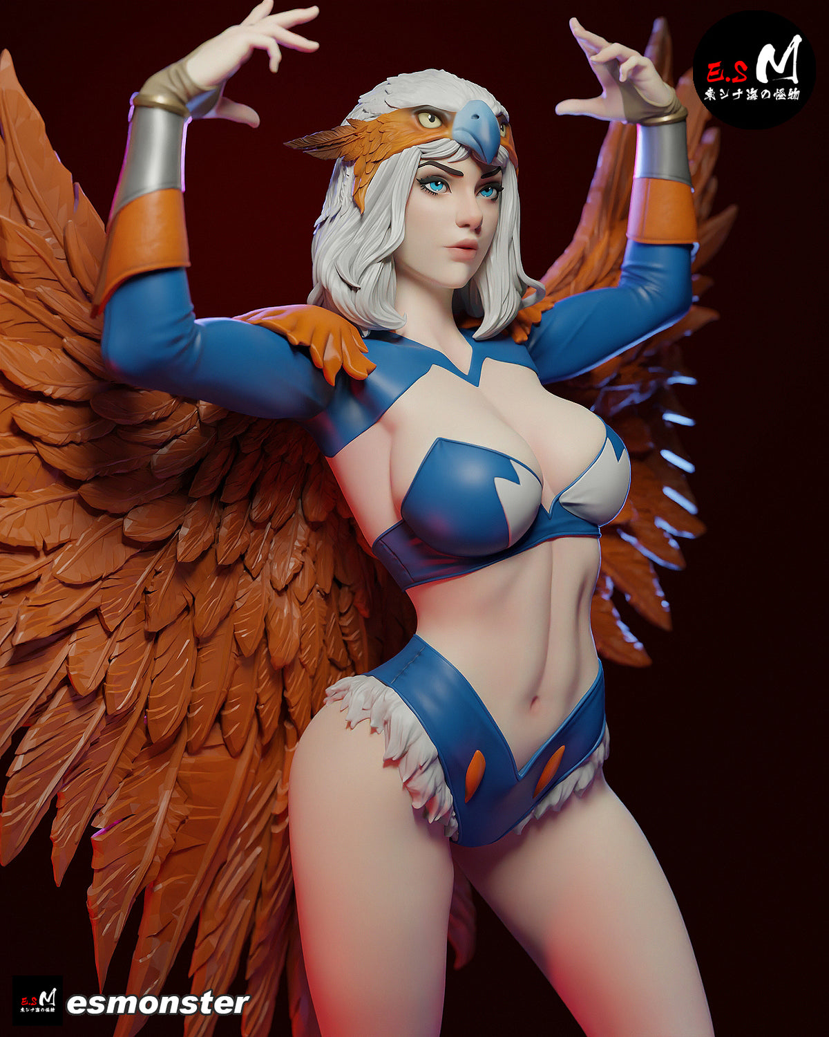 Sorceress of Castle Grayskull Resin Art (East Sea Monster Version)
