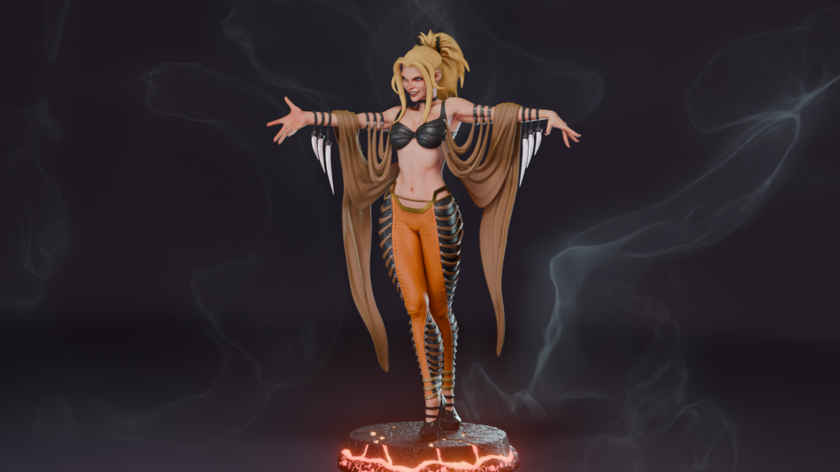 Supergirl Fury Resin Art (ATV Version)