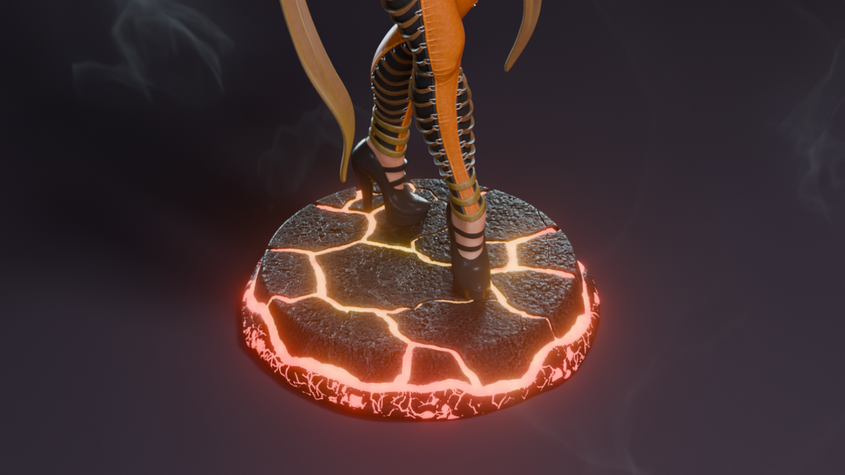 Supergirl Fury Resin Art (ATV Version)