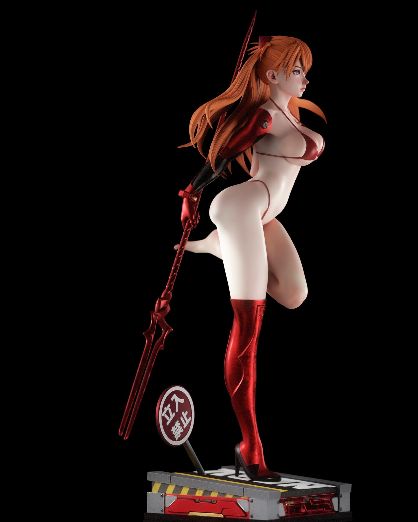 Asuka Resin Fan Art (Design by Abe3D)