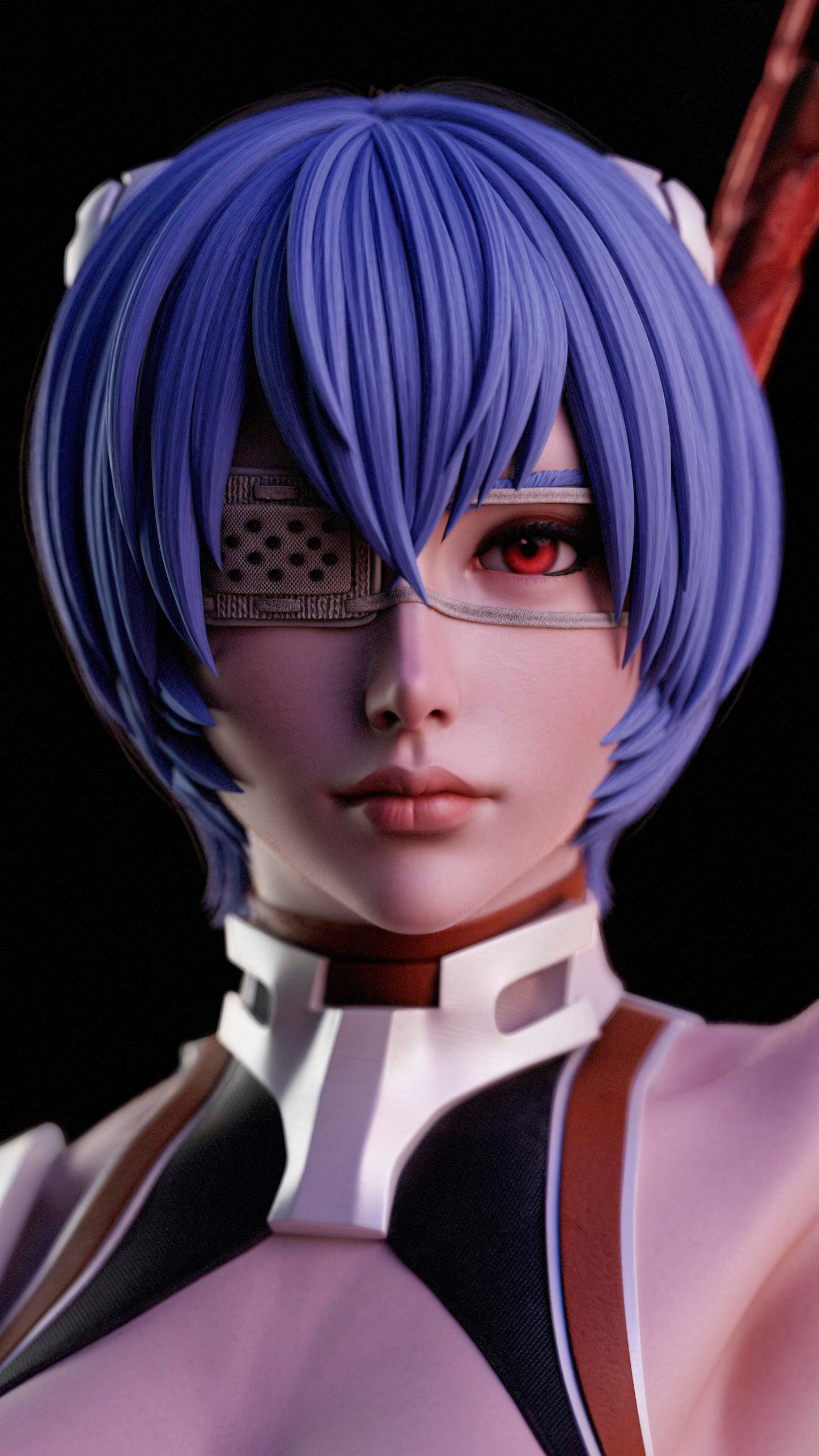 Rei Ayanami Resin Fan Art MTO (Design by Abe3D)