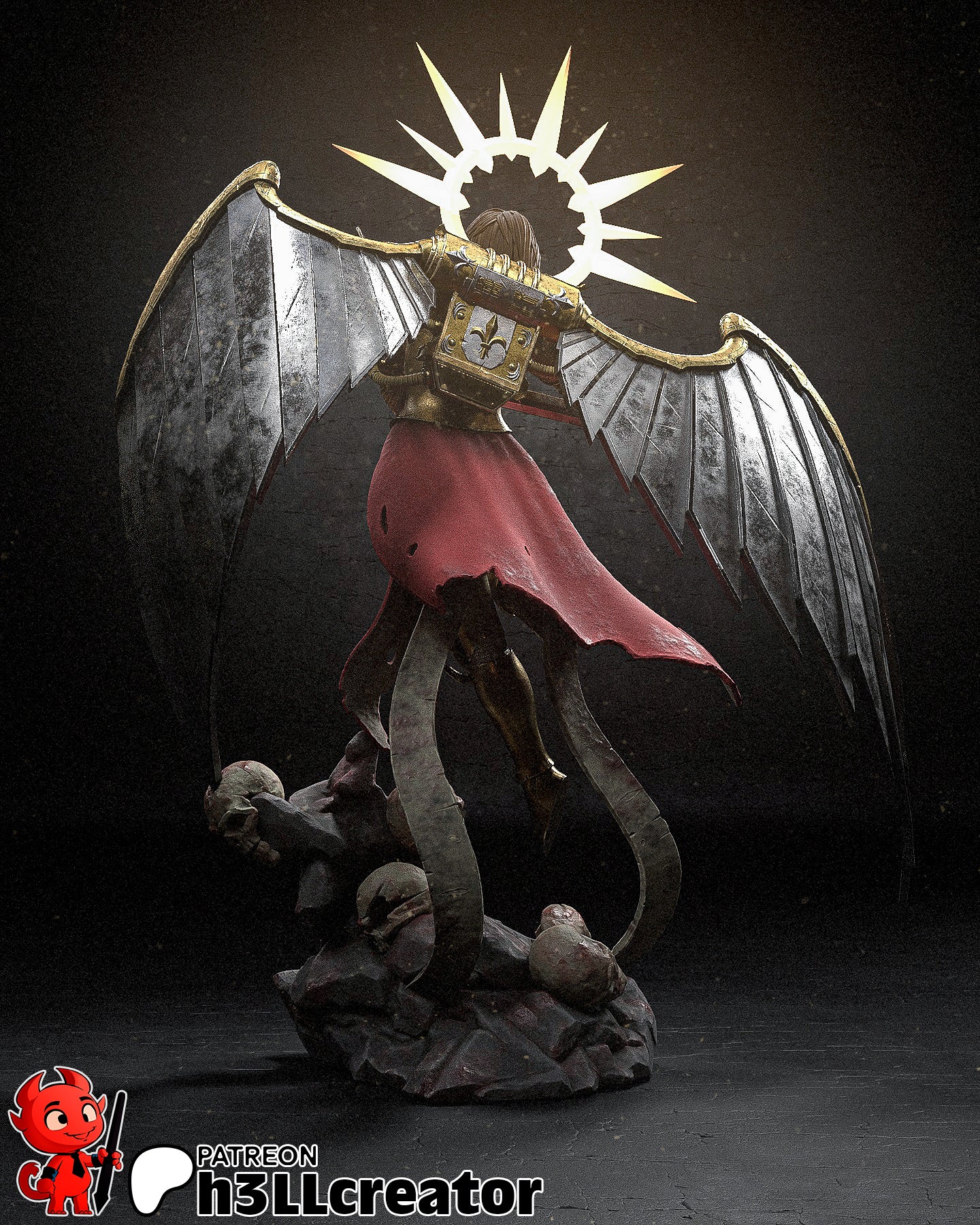 Saint Celestine Resin Fan Art Pro Painted - MTO (HC)