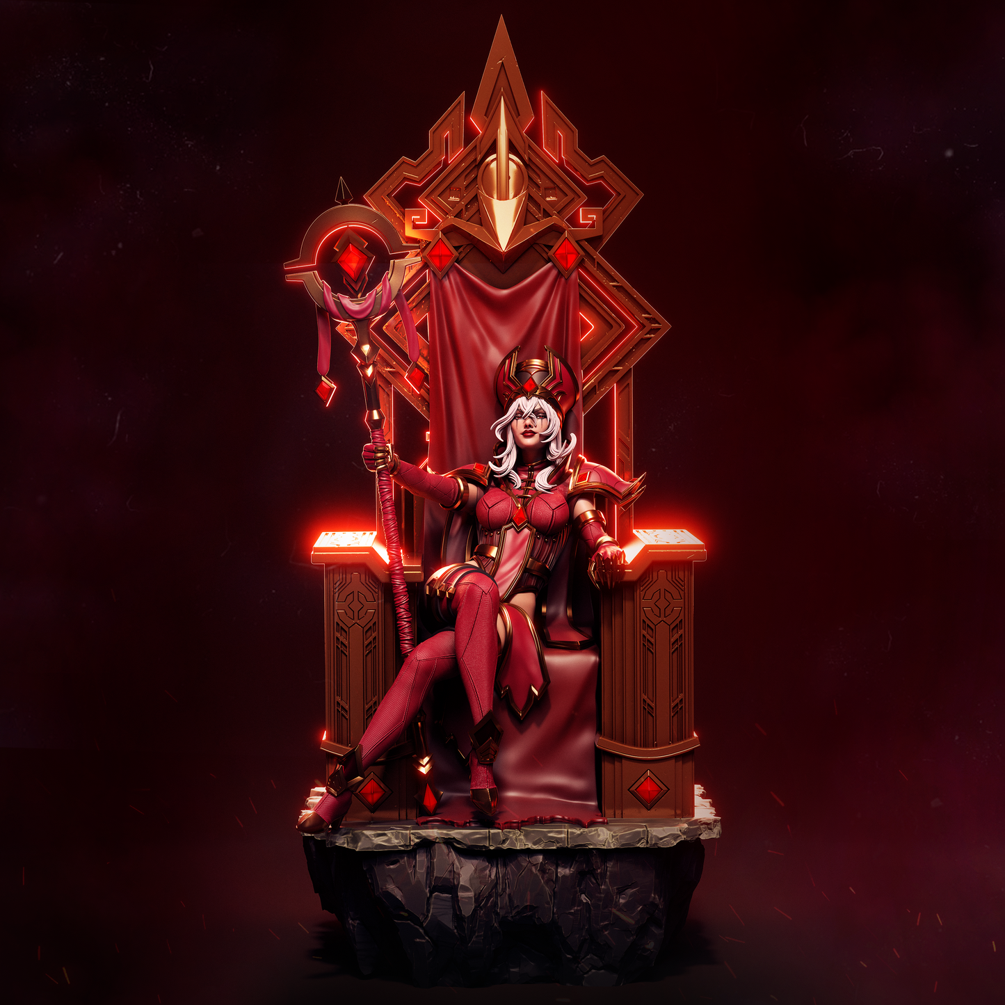 Sally Whitemane Resin Art - MTO (Design by CA3D)