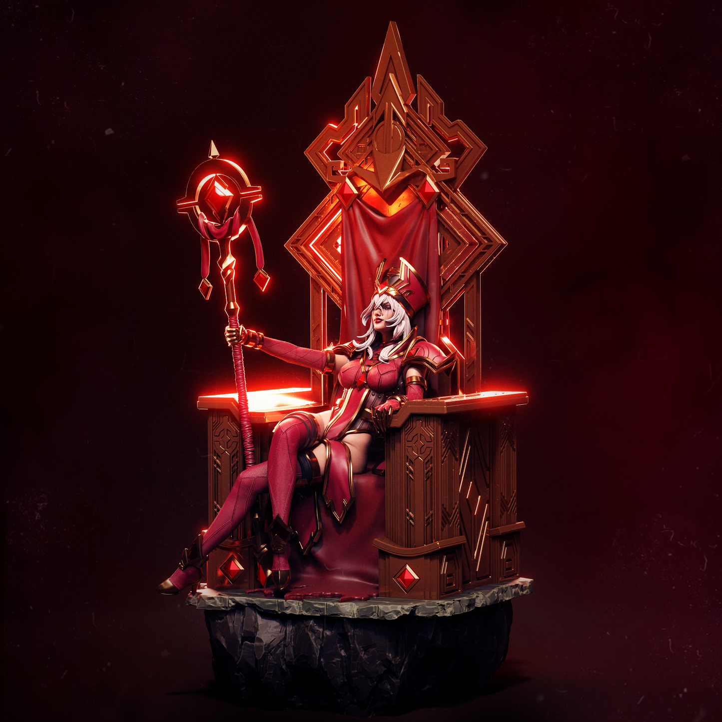 Sally Whitemane Resin Art - MTO (Design by CA3D)