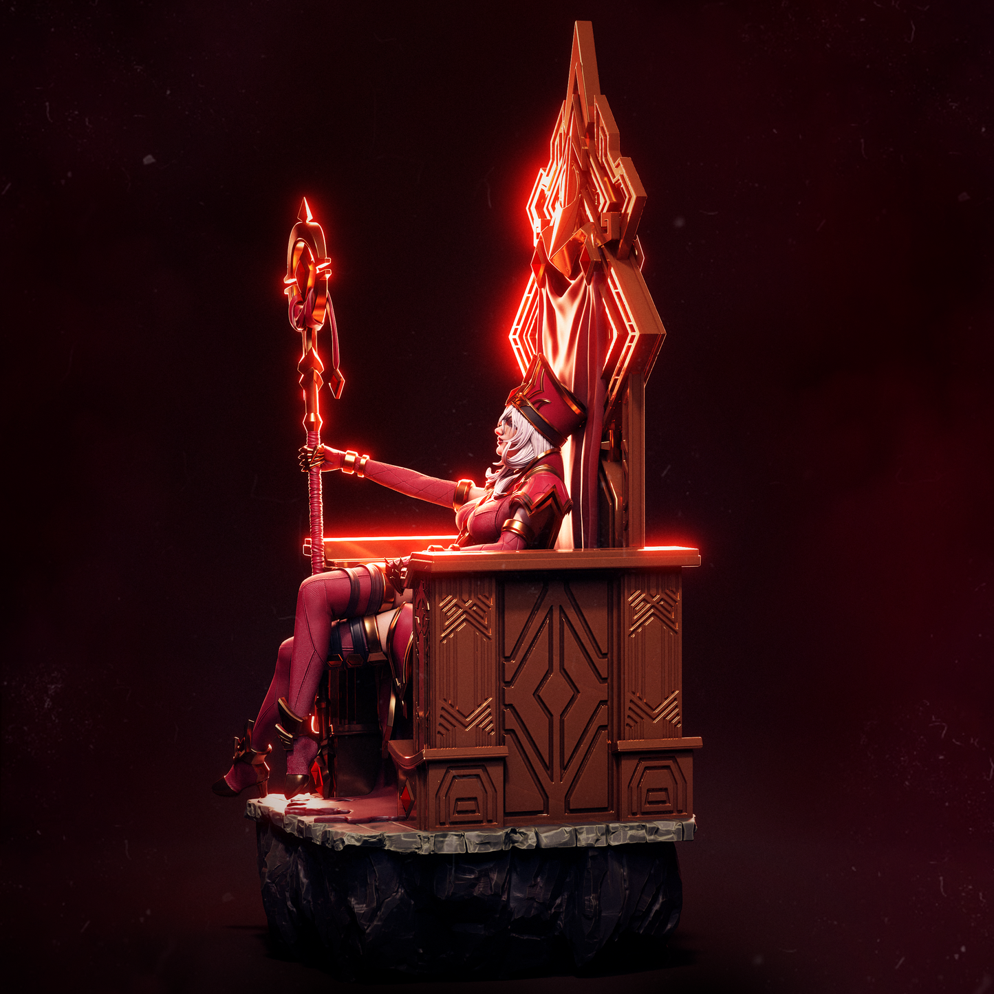 Sally Whitemane Resin Art - MTO (Design by CA3D)