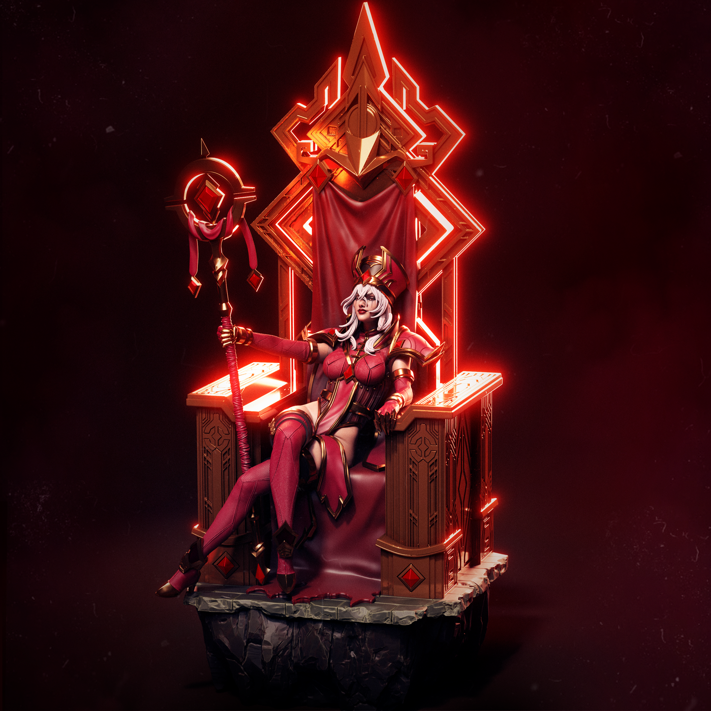 Sally Whitemane Resin Art - MTO (Design by CA3D)