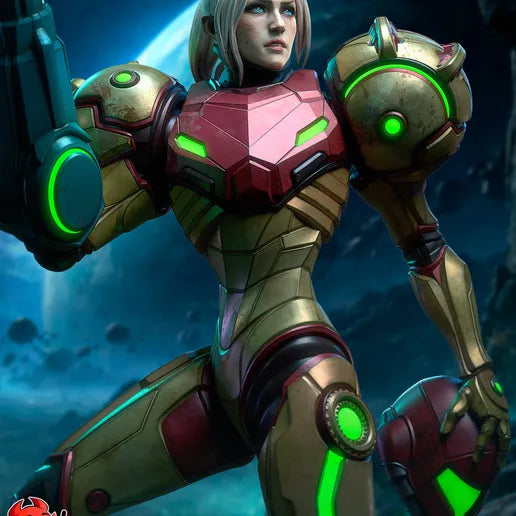 Samus Resin Fan Art - MTO (Design by H3llcreator)