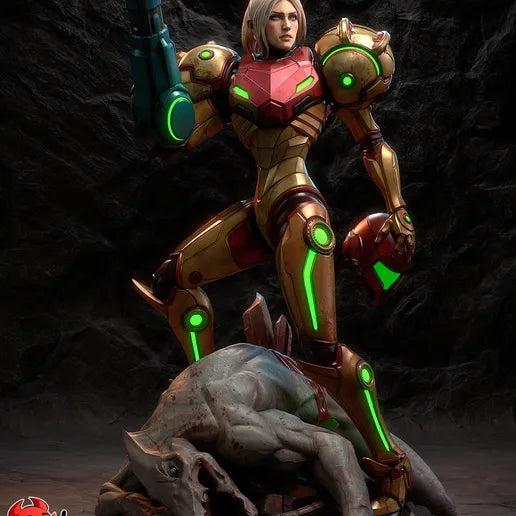 Samus Resin Fan Art - MTO (Design by H3llcreator)