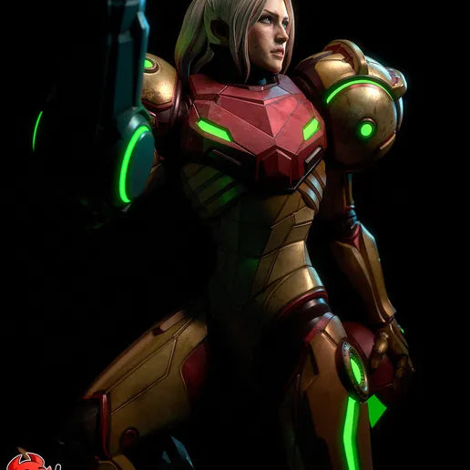 Samus Resin Fan Art - MTO (Design by H3llcreator)