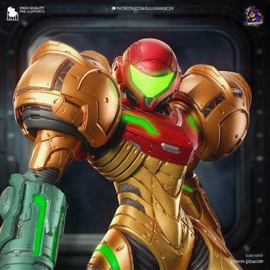 Metroid Samus Resin Fan Art - MTO (Design by Bulkamancer)