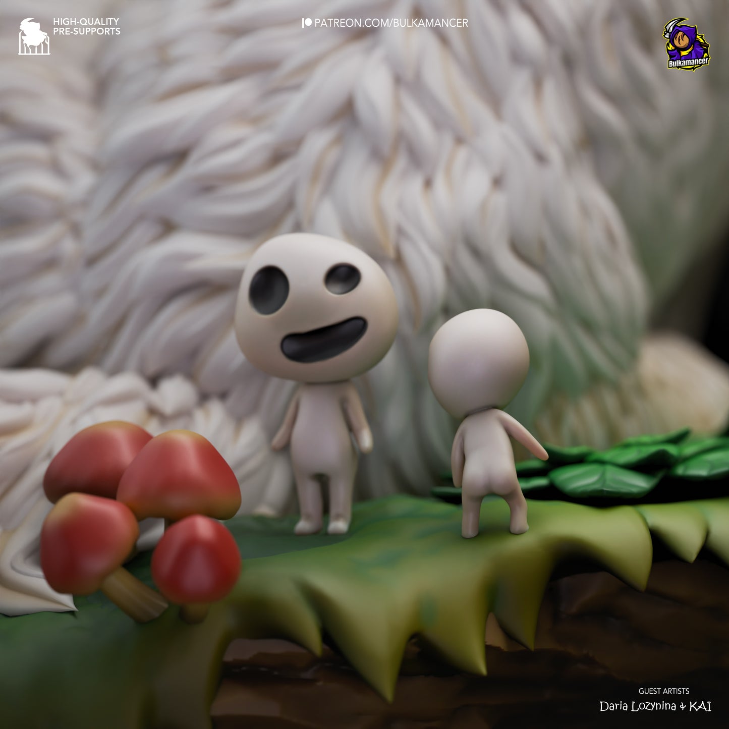 Princess Mononoke Resin Fan Art Sculpture (Bulka)