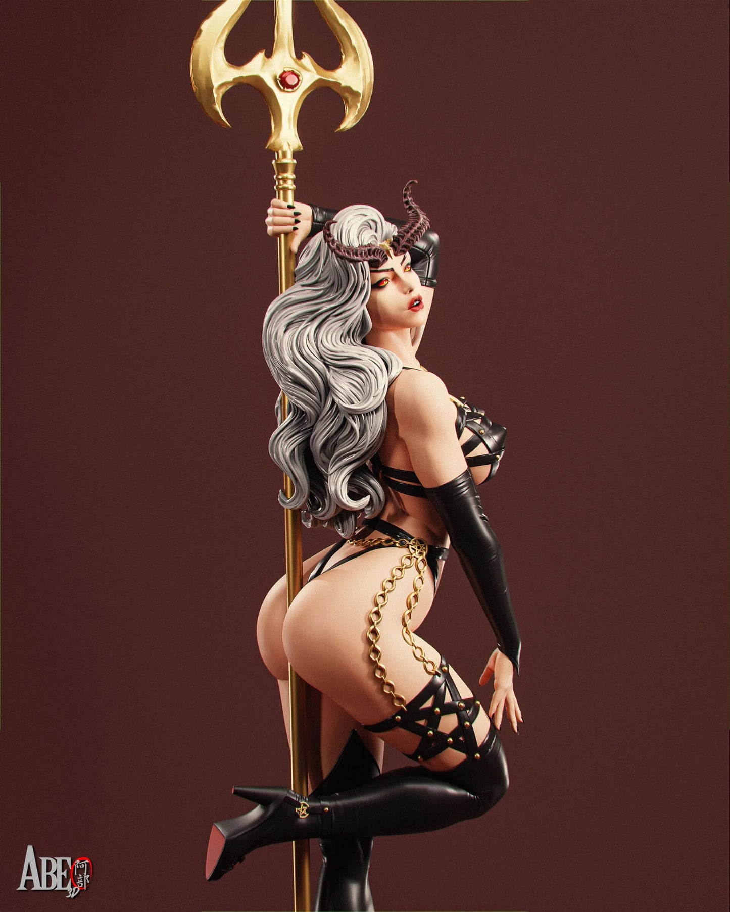 Satana Hellstrom Resin Fan Art - MTO (Design by Abe3D)