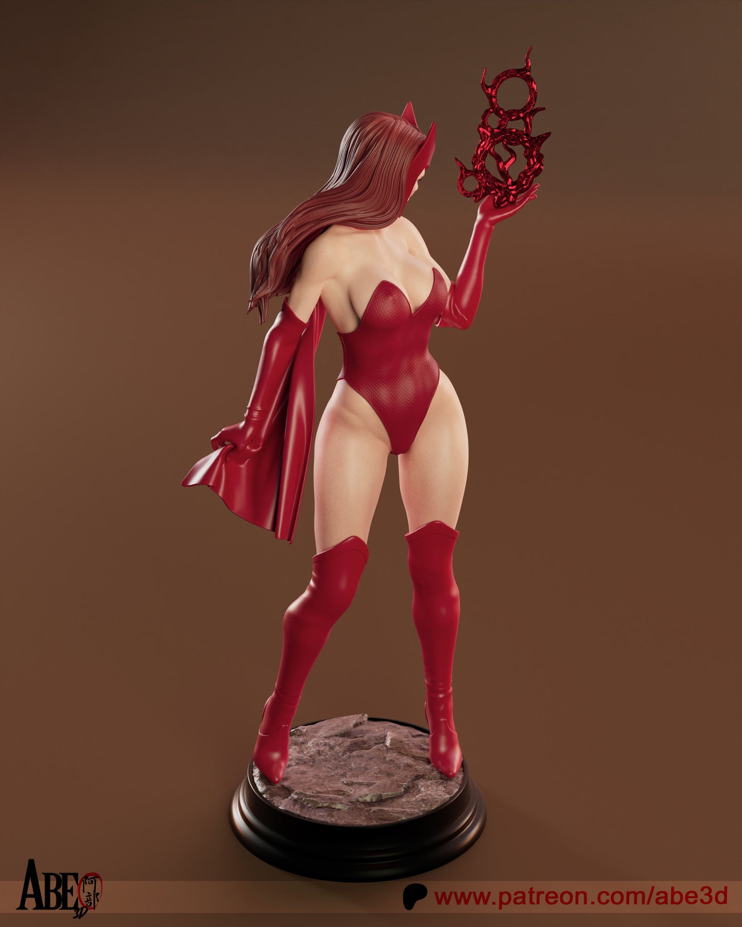 Scarlet Witch Resin Art (Design by Abe3D)