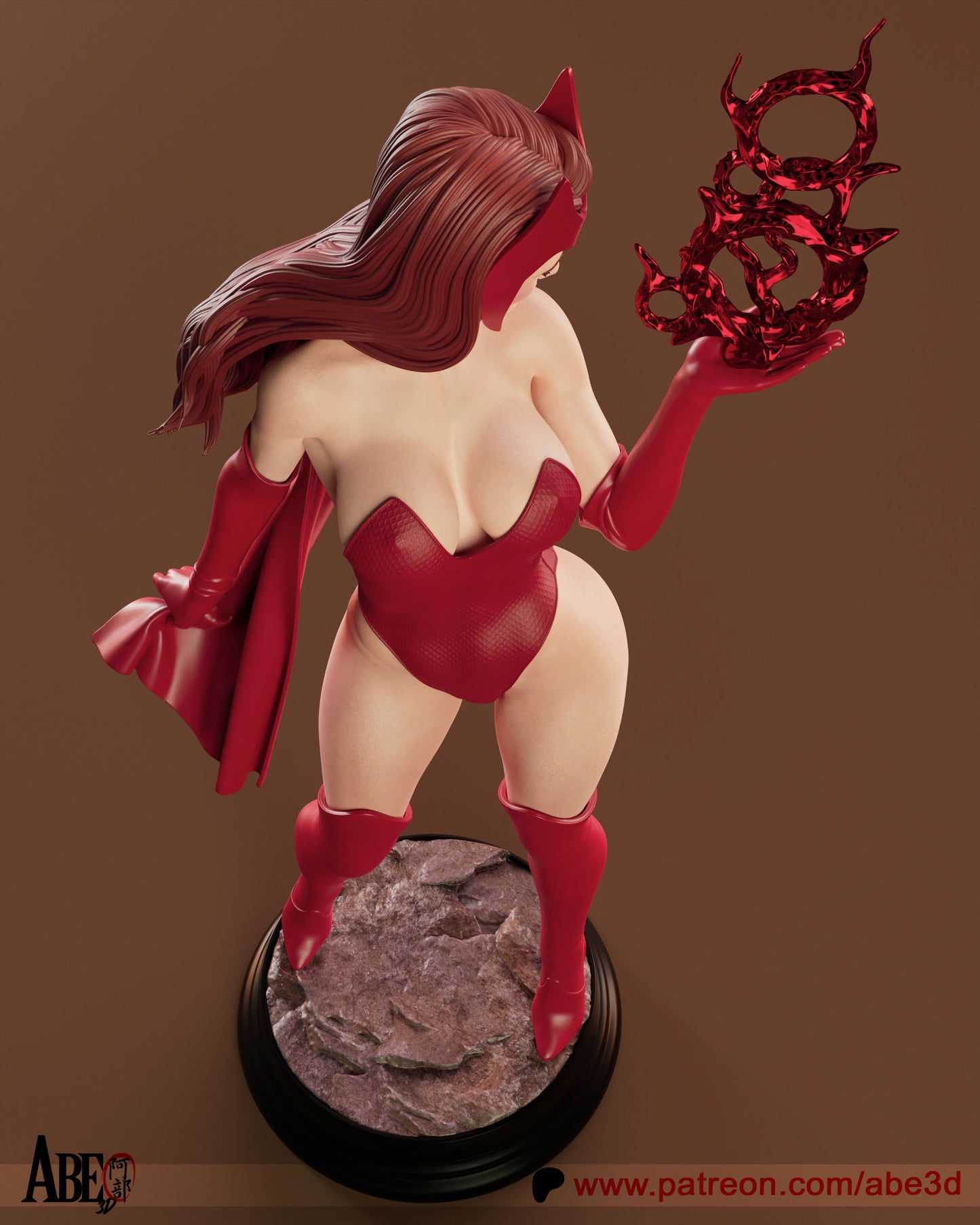 Scarlet Witch Resin Art (Design by Abe3D)
