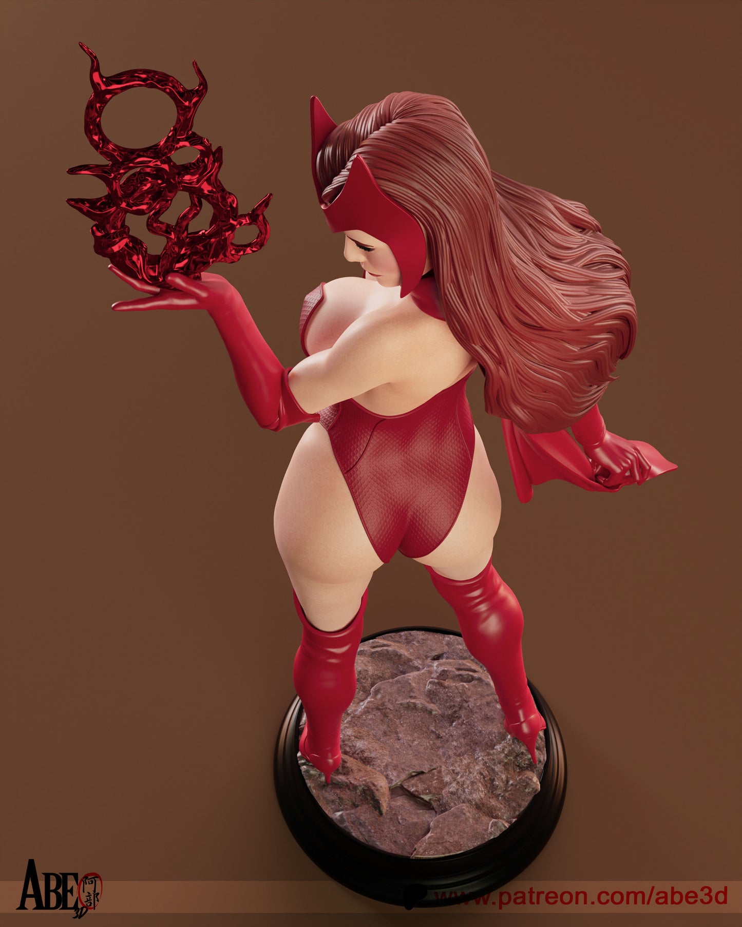 Scarlet Witch Resin Art (Design by Abe3D)