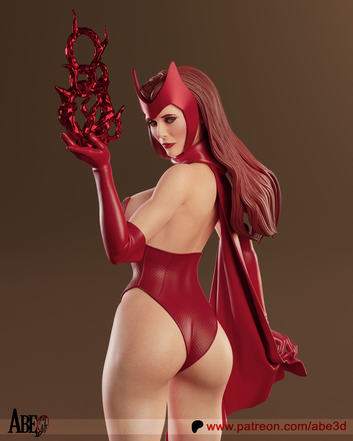 Scarlet Witch Resin Art (Design by Abe3D)