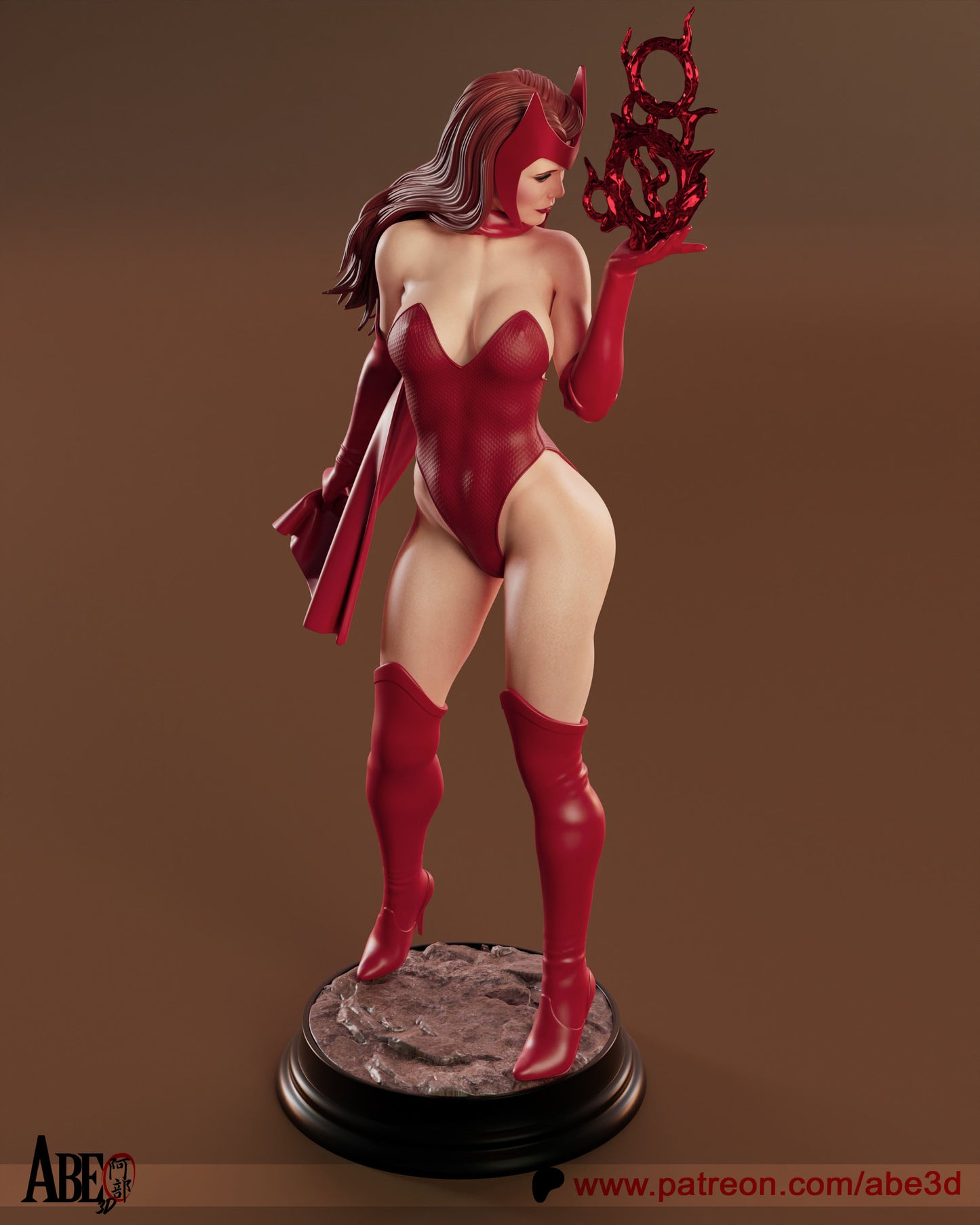 Scarlet Witch Resin Art (Design by Abe3D)