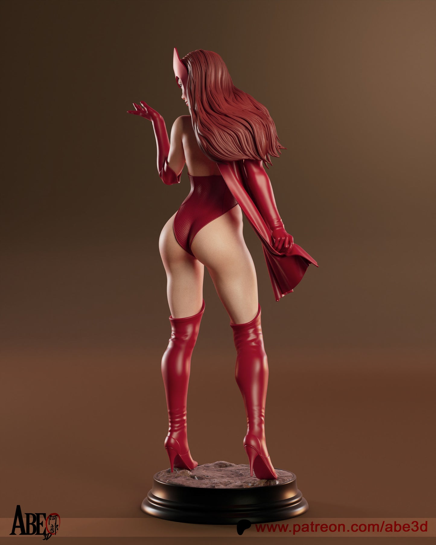 Scarlet Witch Resin Art (Design by Abe3D)