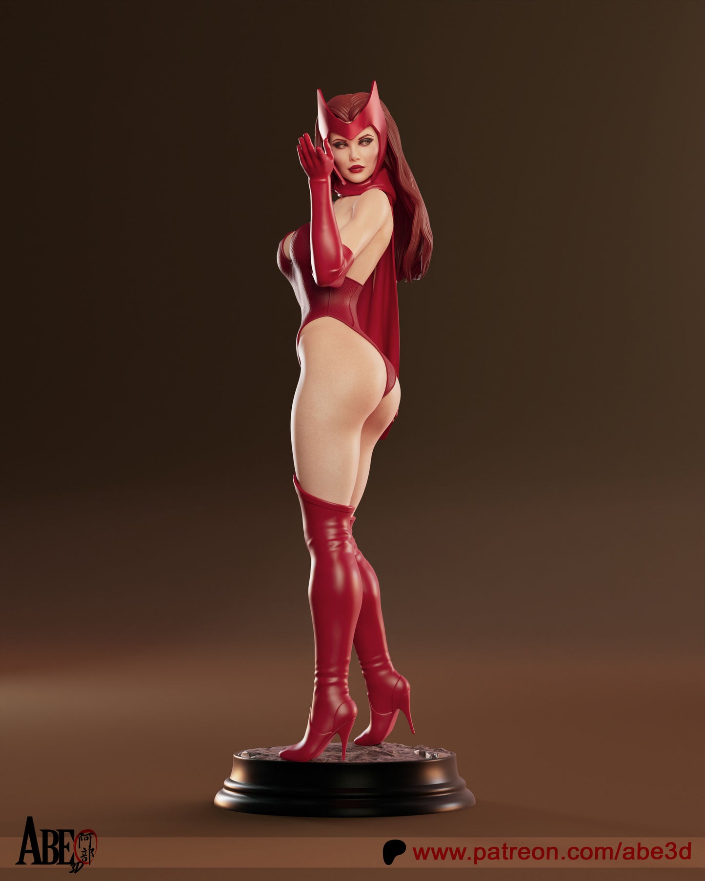Scarlet Witch Resin Art (Design by Abe3D)