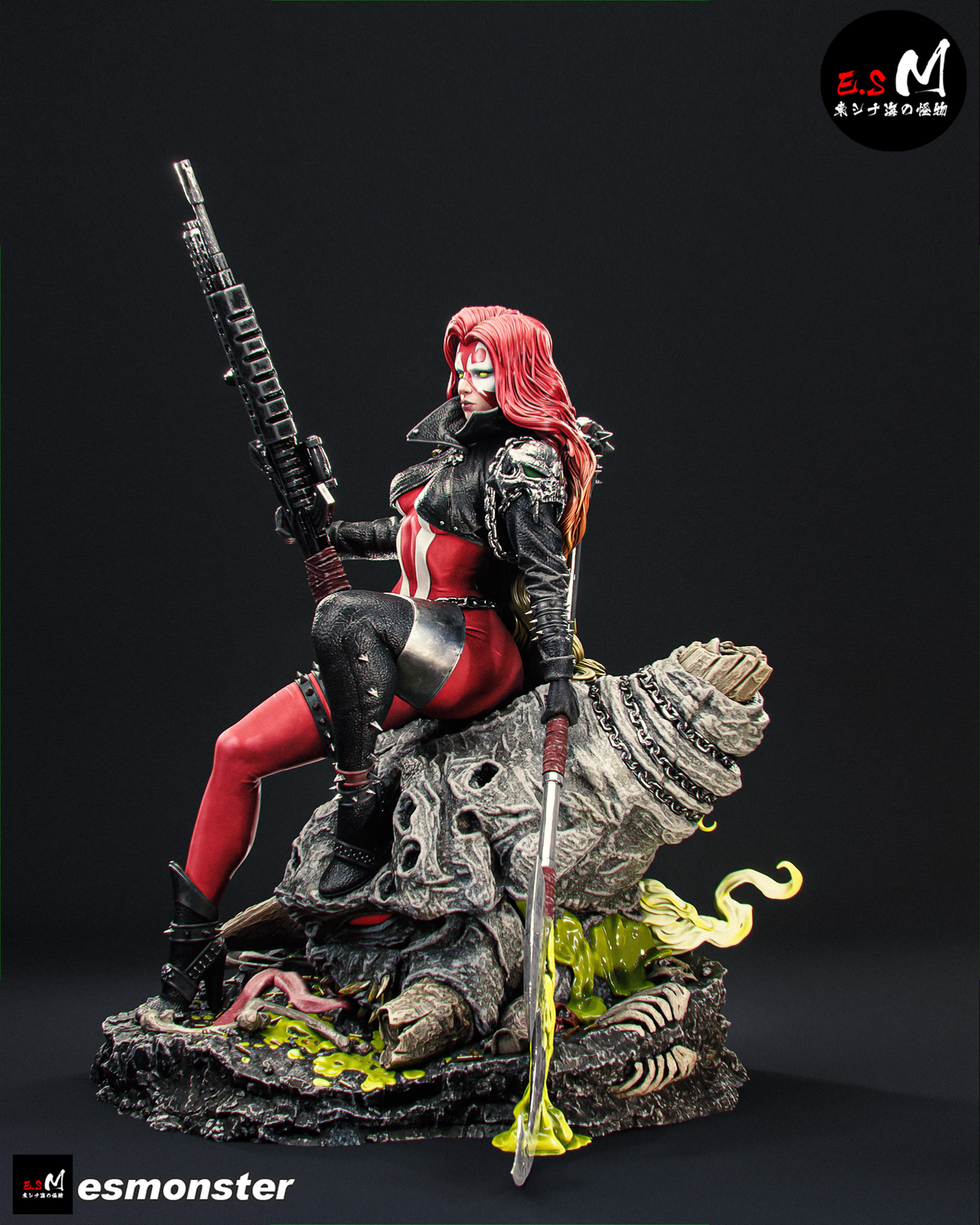 Scorched Resin Art (East Sea Monster Version)