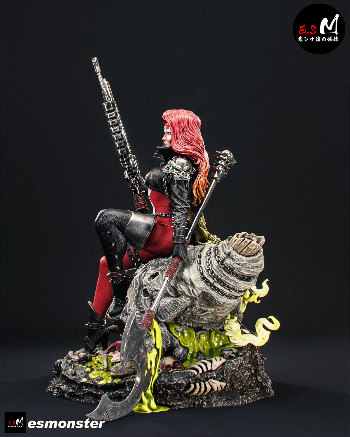 Scorched Resin Art (East Sea Monster Version)