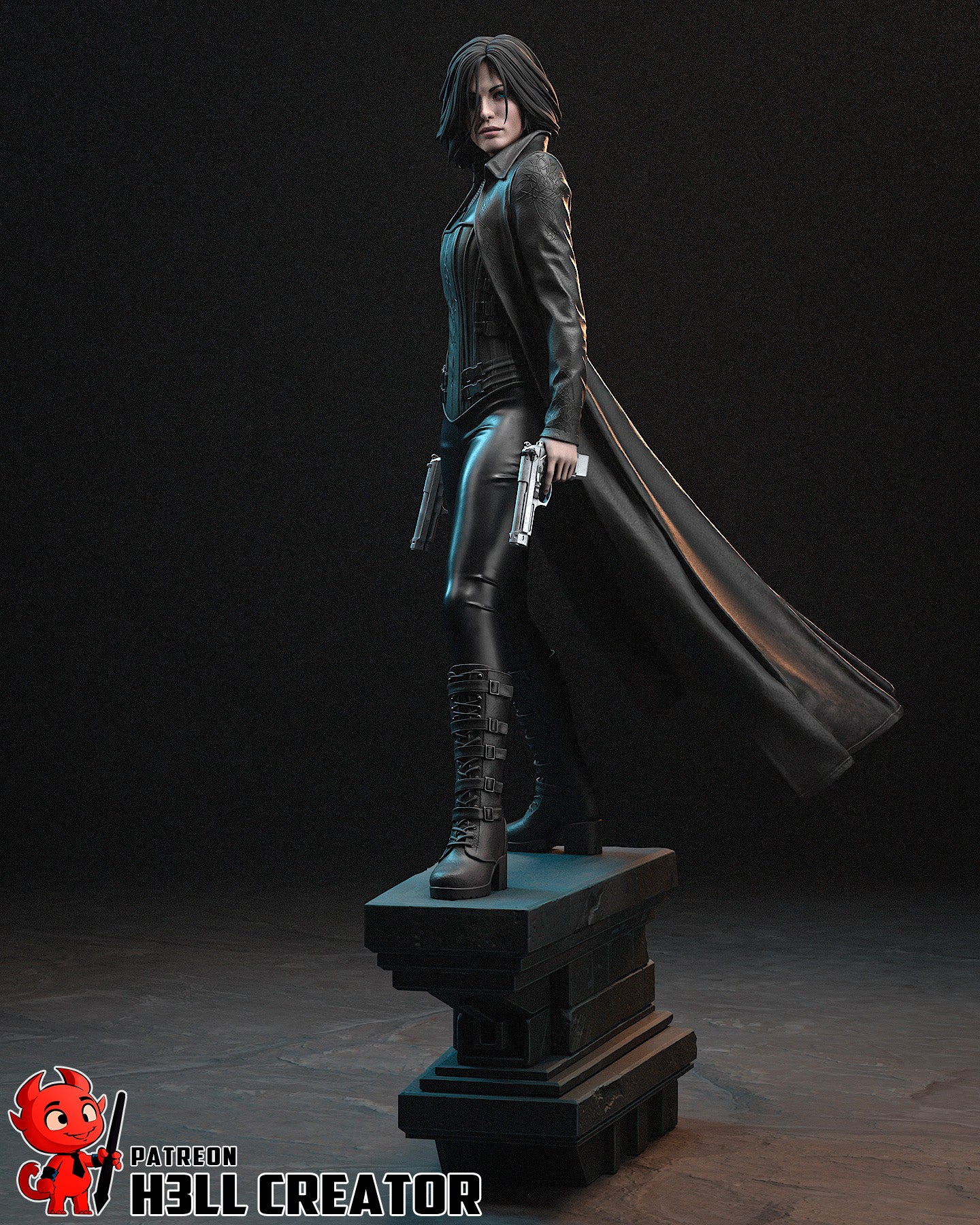 Selene Underworld Resin Fan Art - MTO (Design by H3llcreator)